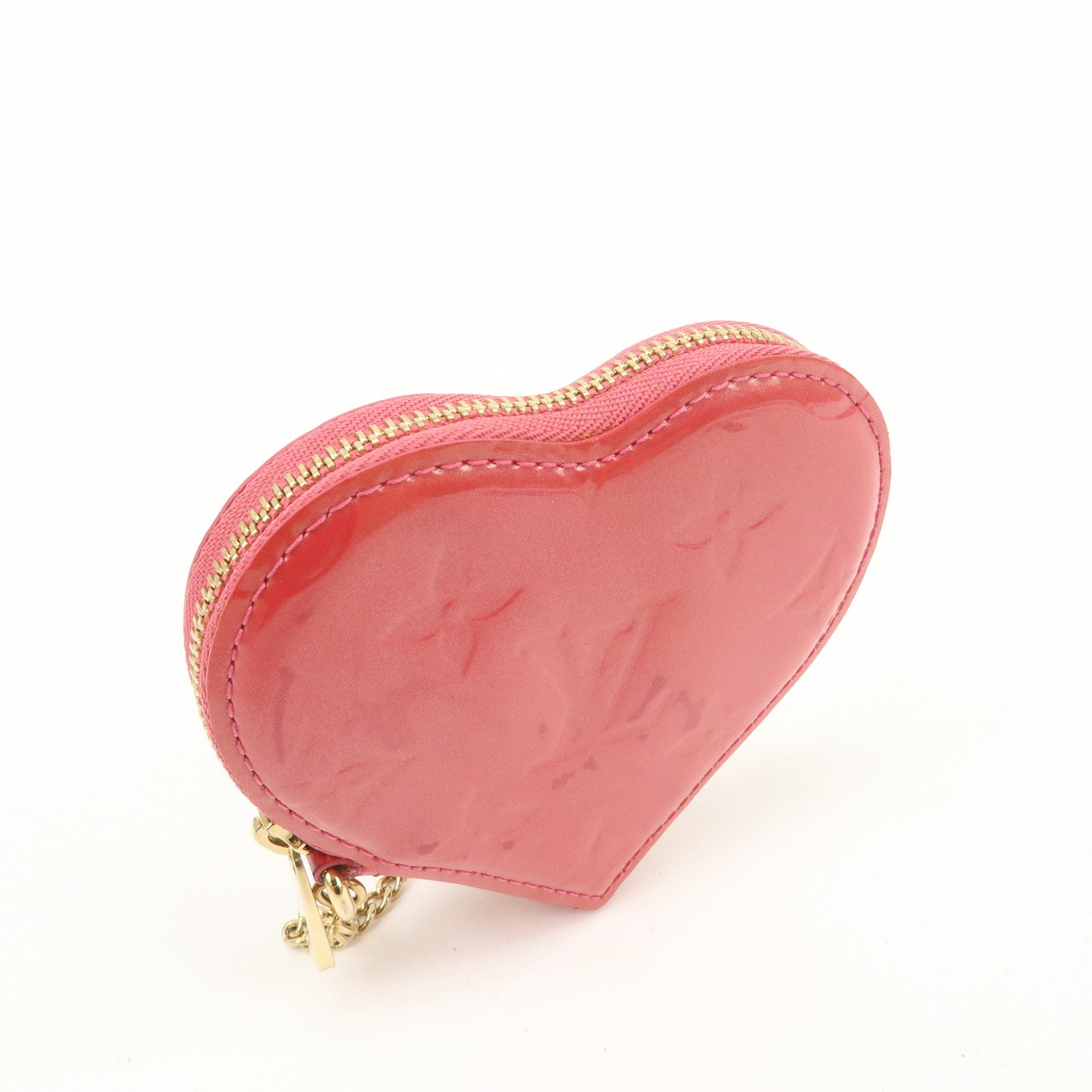 Louis Vuitton Monogram Vernis Porte Monnaie Coeur Coin Case M93562