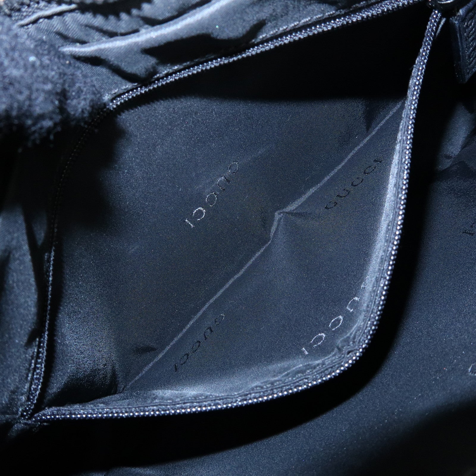 GUCCI Leather Shoulder Bag Hand Bag Black 001・3812・002122