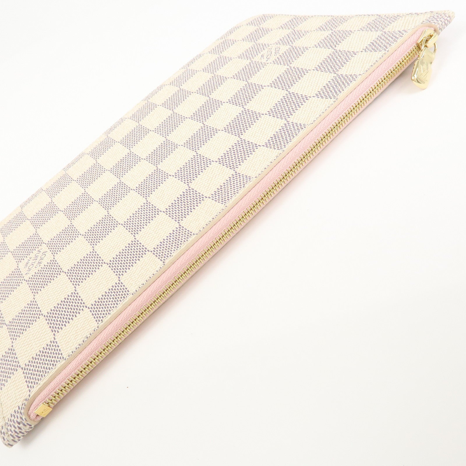 Louis Vuitton Damier Azur Canvas Pouch for Neverfull MM Tote Bag