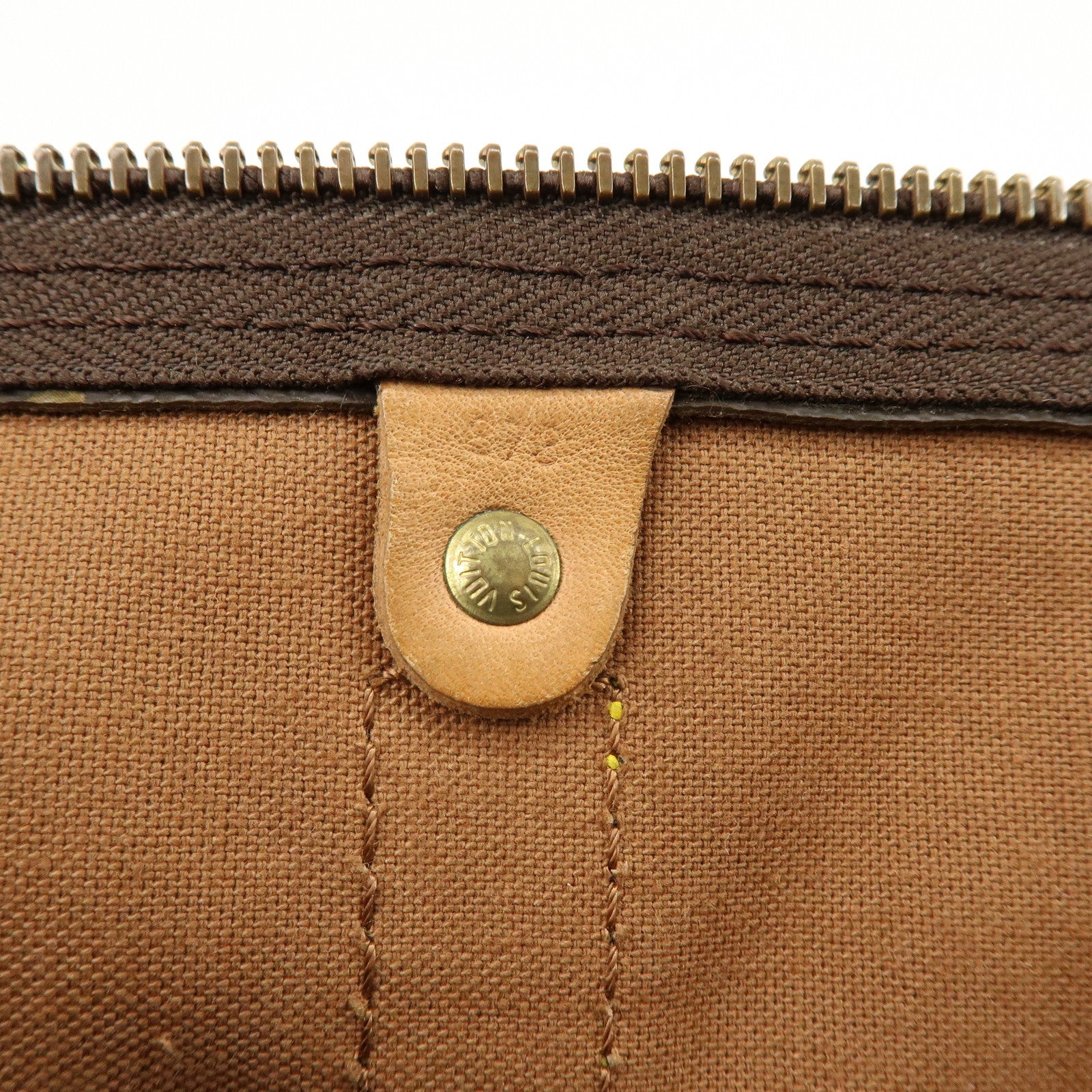 Louis Vuitton Monogram Keep All 50 Boston Bag Brown M41426