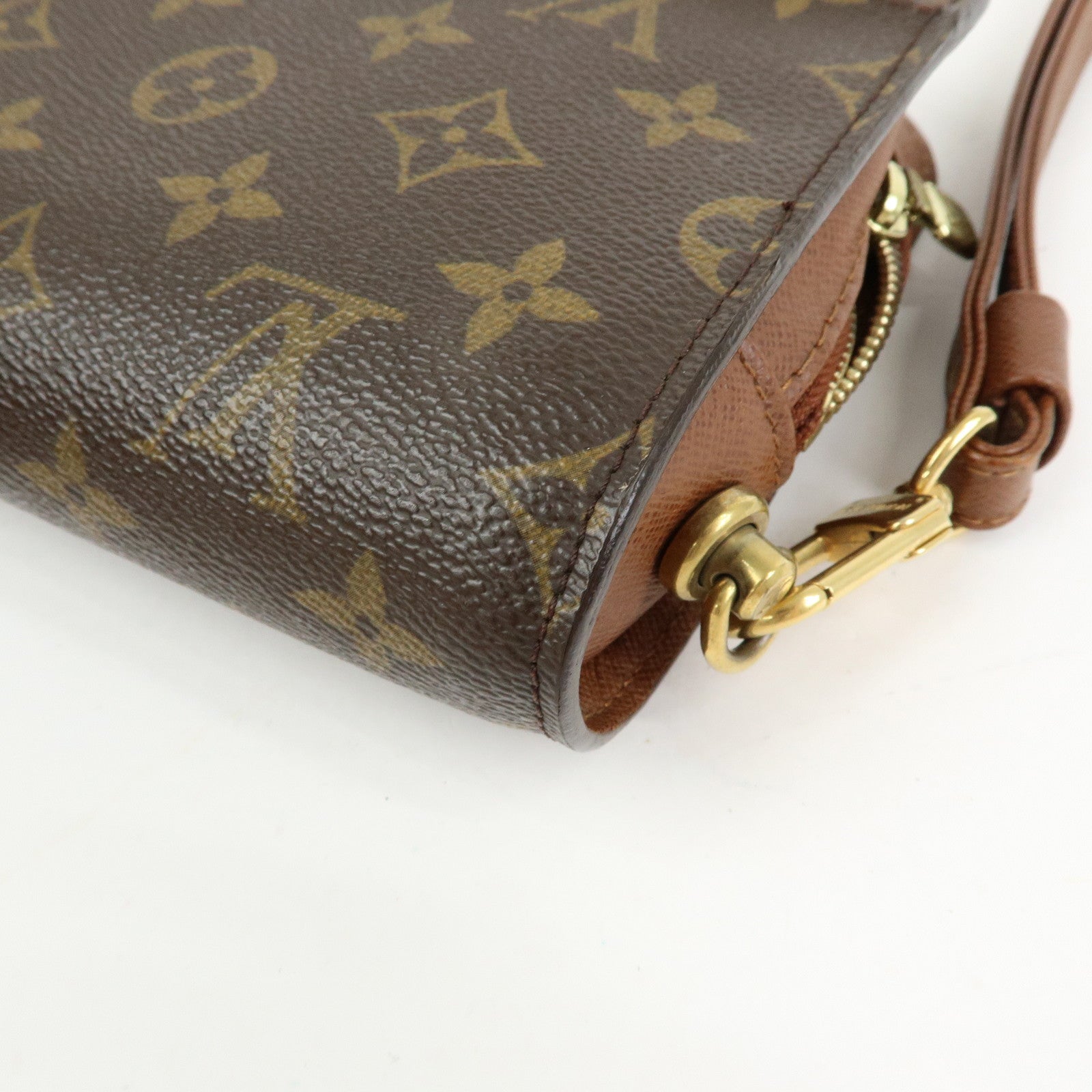 Louis Vuitton Monogram Orsay Clutch Bag Pouch Brown M51790