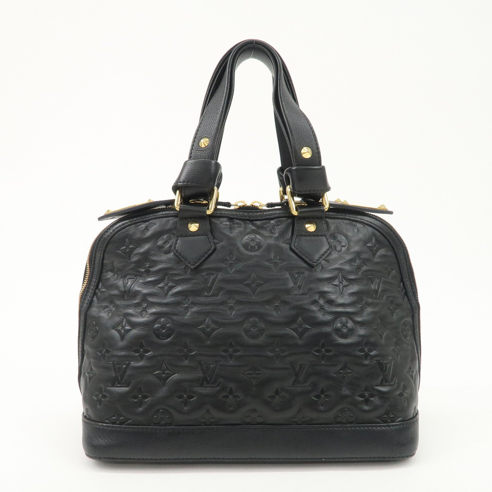 Louis Vuitton Monogram Double Jeu Neo Alma Hand Bag Noir M40286 Used
