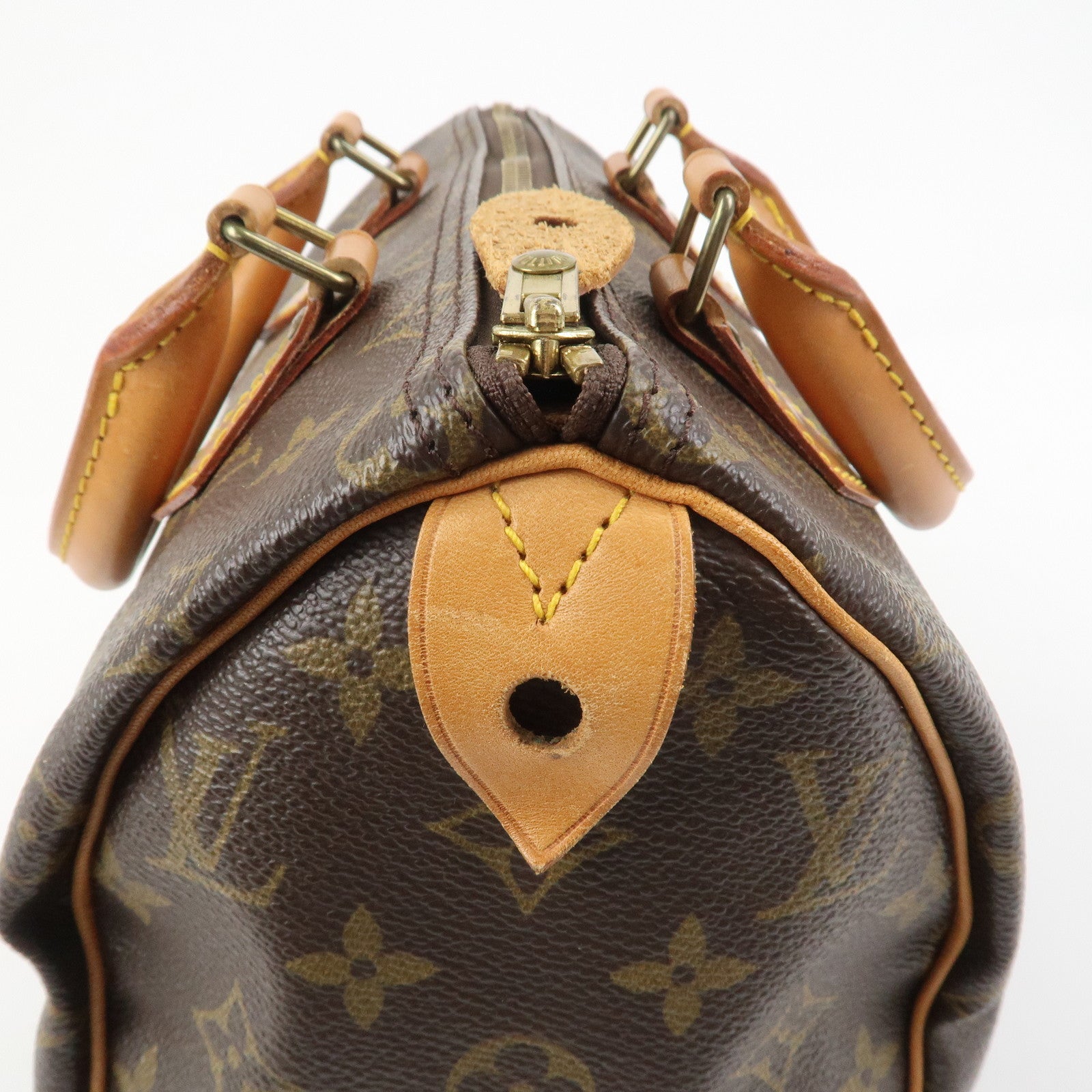 Louis Vuitton Monogram Speedy 25 Boston Bag Hand Bag Brown M41528