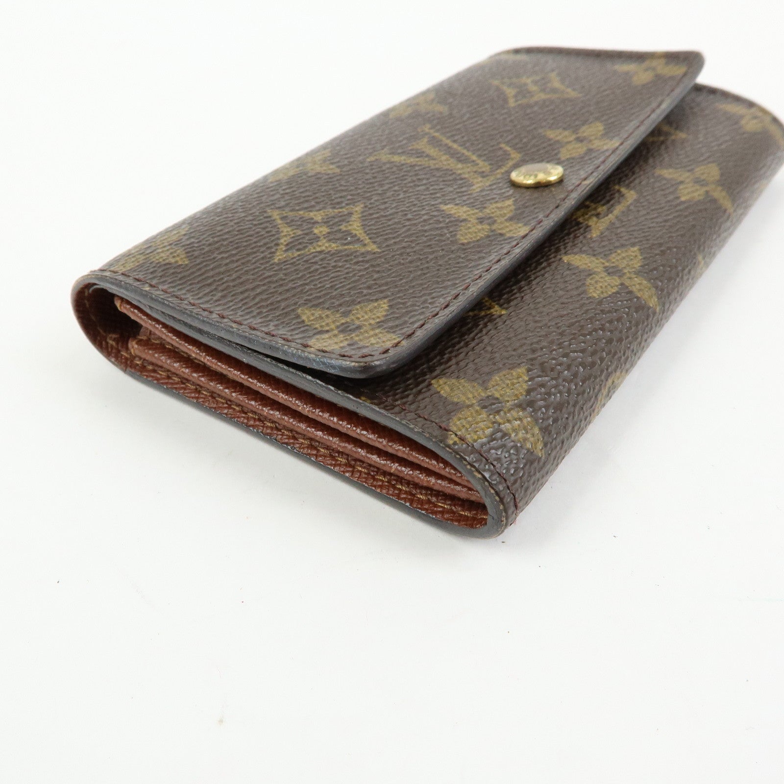 Louis Vuitton Monogram Porte Monnaie Zip Bifold Wallet M61735