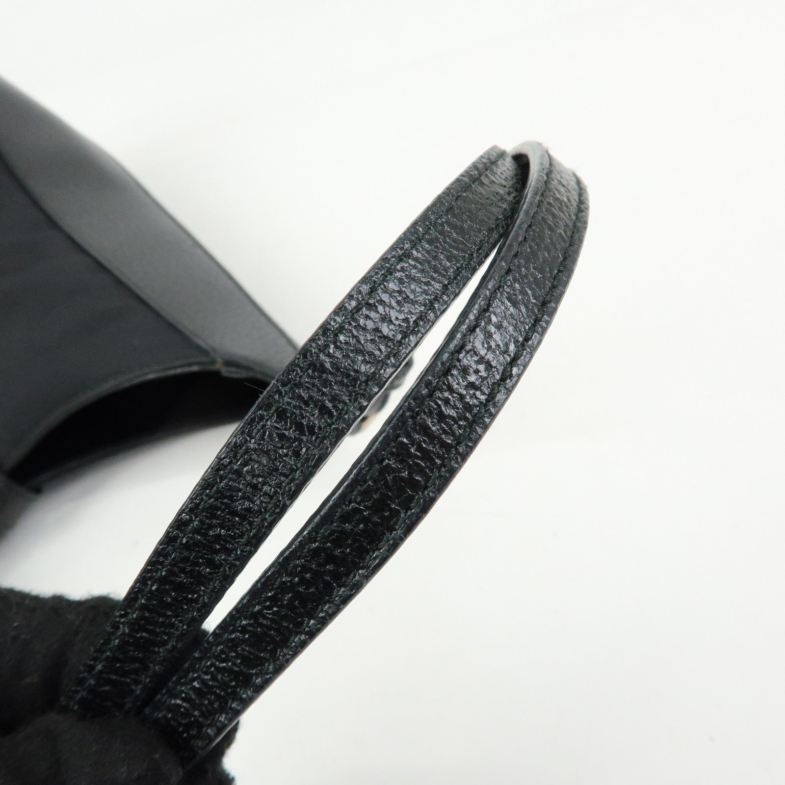 GUCCI Jackie Nylon Leather Shoulder Bag Hand Bag Black 001・3876