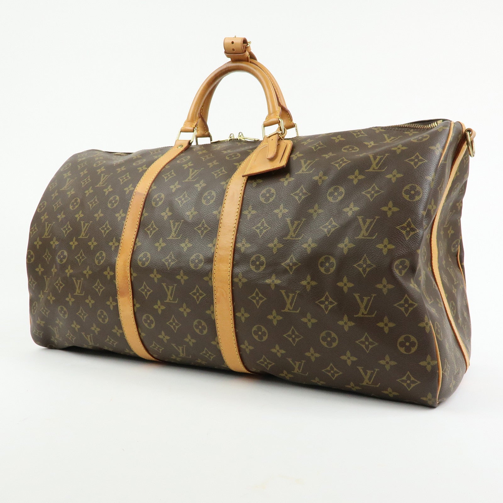 Louis Vuitton Monogram Keep All Bandouliere 60 Boston Bag M41412