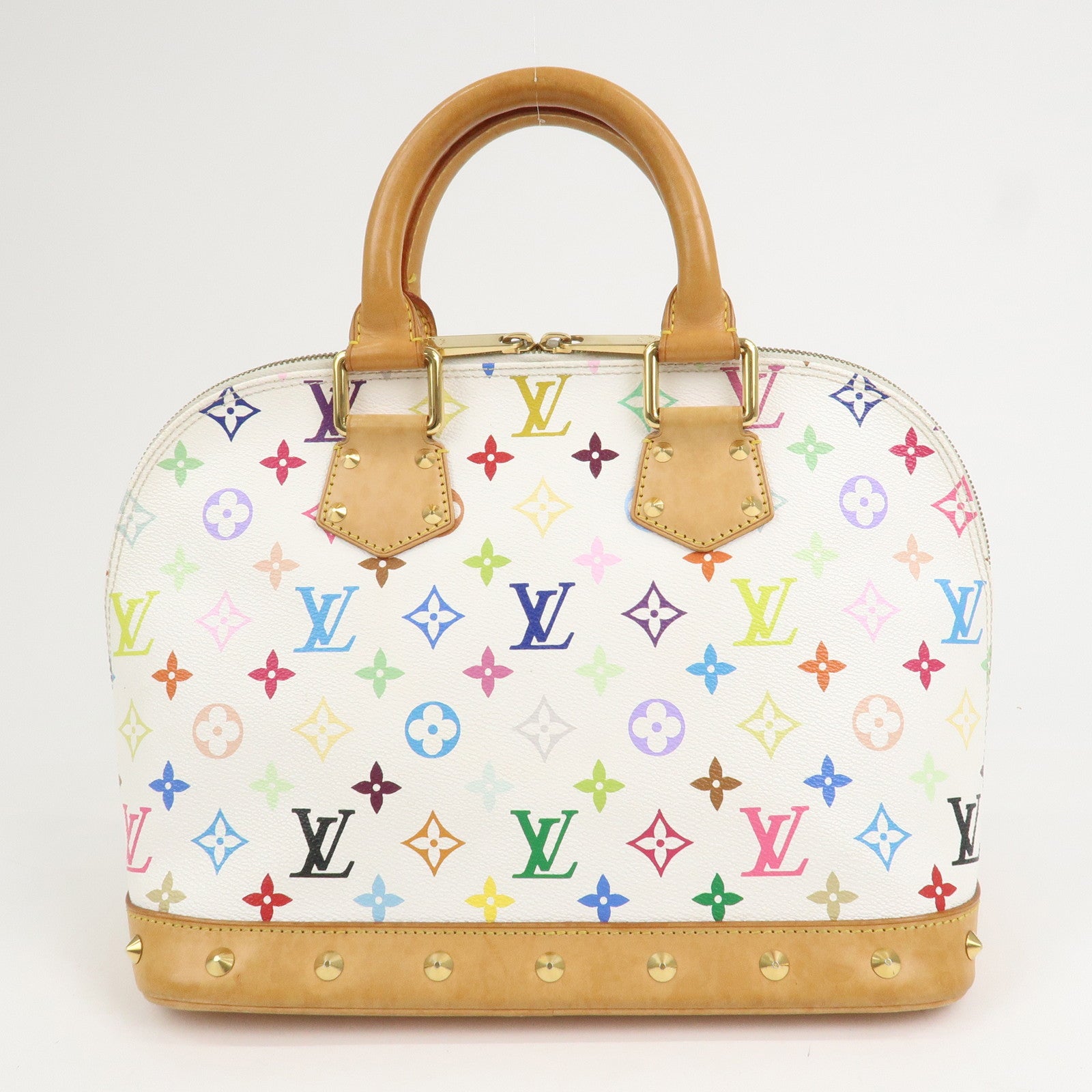 Louis Vuitton Monogram Alma PM Hand Bag Blanc Multicolor M92647