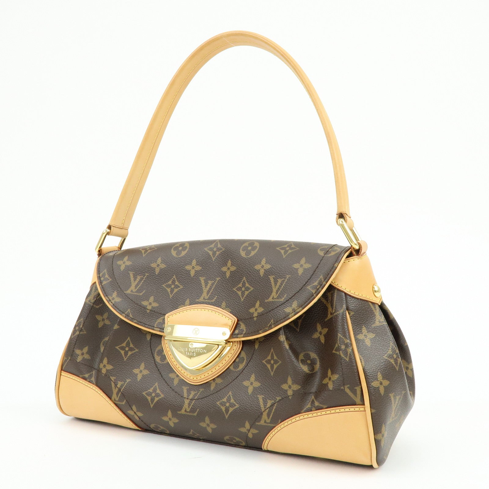 Louis Vuitton Monogram Beverly MM Shoulder Hand Bag Brown M40121