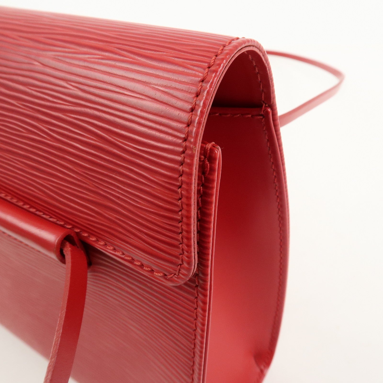 Louis Vuitton Epi Leather Dinar Shoulder Bag Rouge M5202E