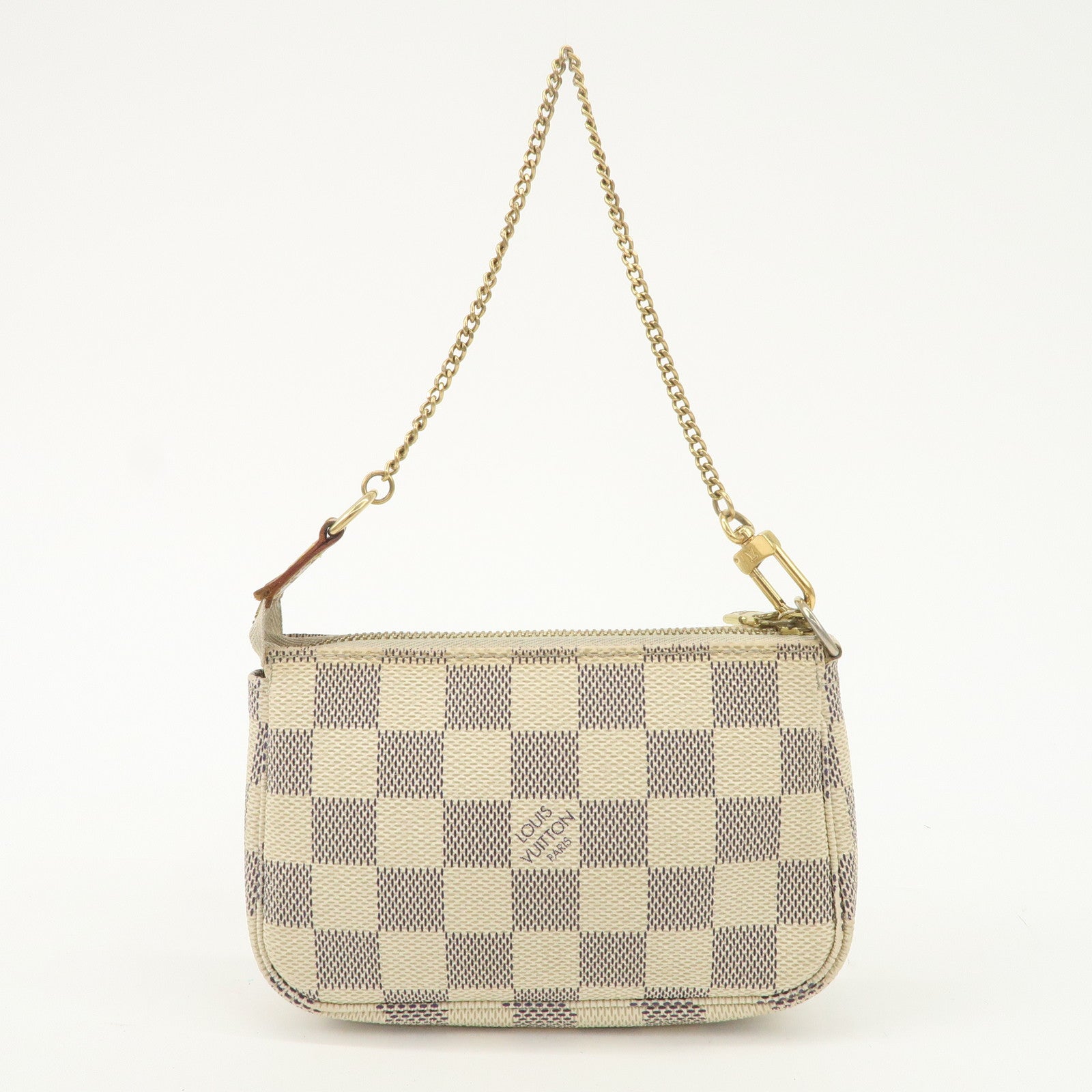 Louis Vuitton Damier Azur Mini Pochette Accessoires Pouch N58010 Used