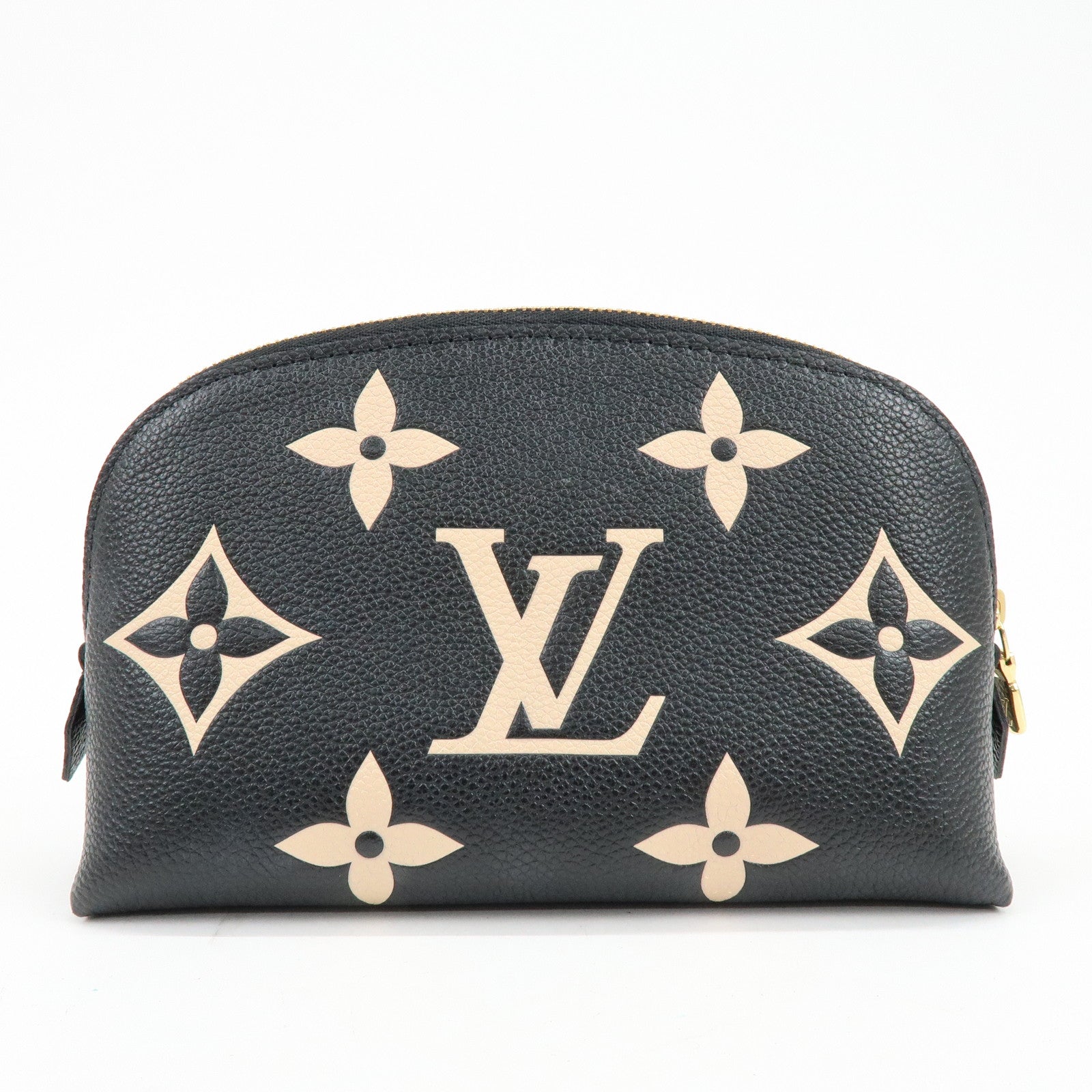 Louis Vuitton Bicolor Monogram Empreinte Cosmetic Pouch Noir M59086