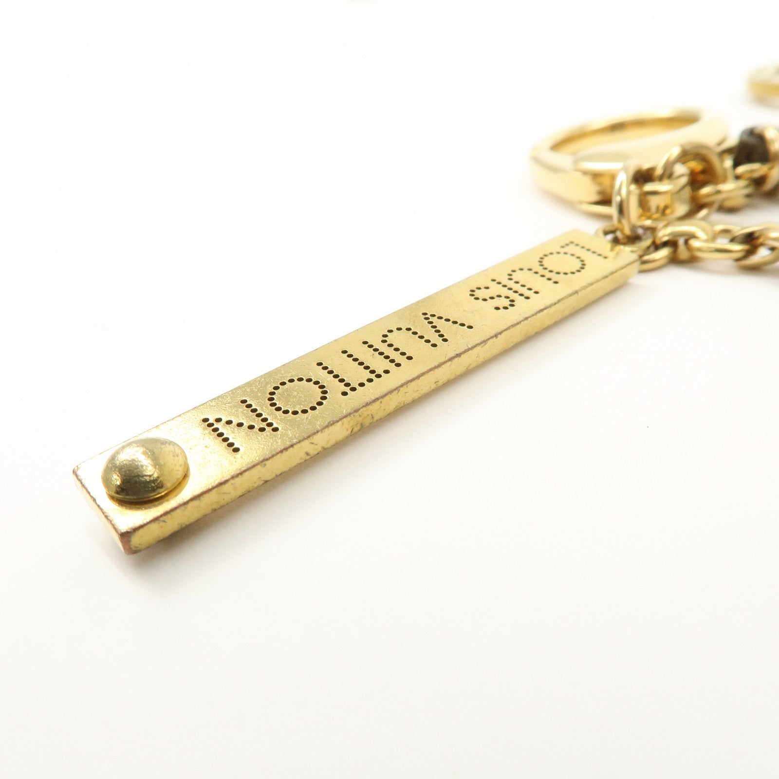 Louis Vuitton Metal Bijoux Sac Tapage Bag Charm Gold Silver M65090 Used