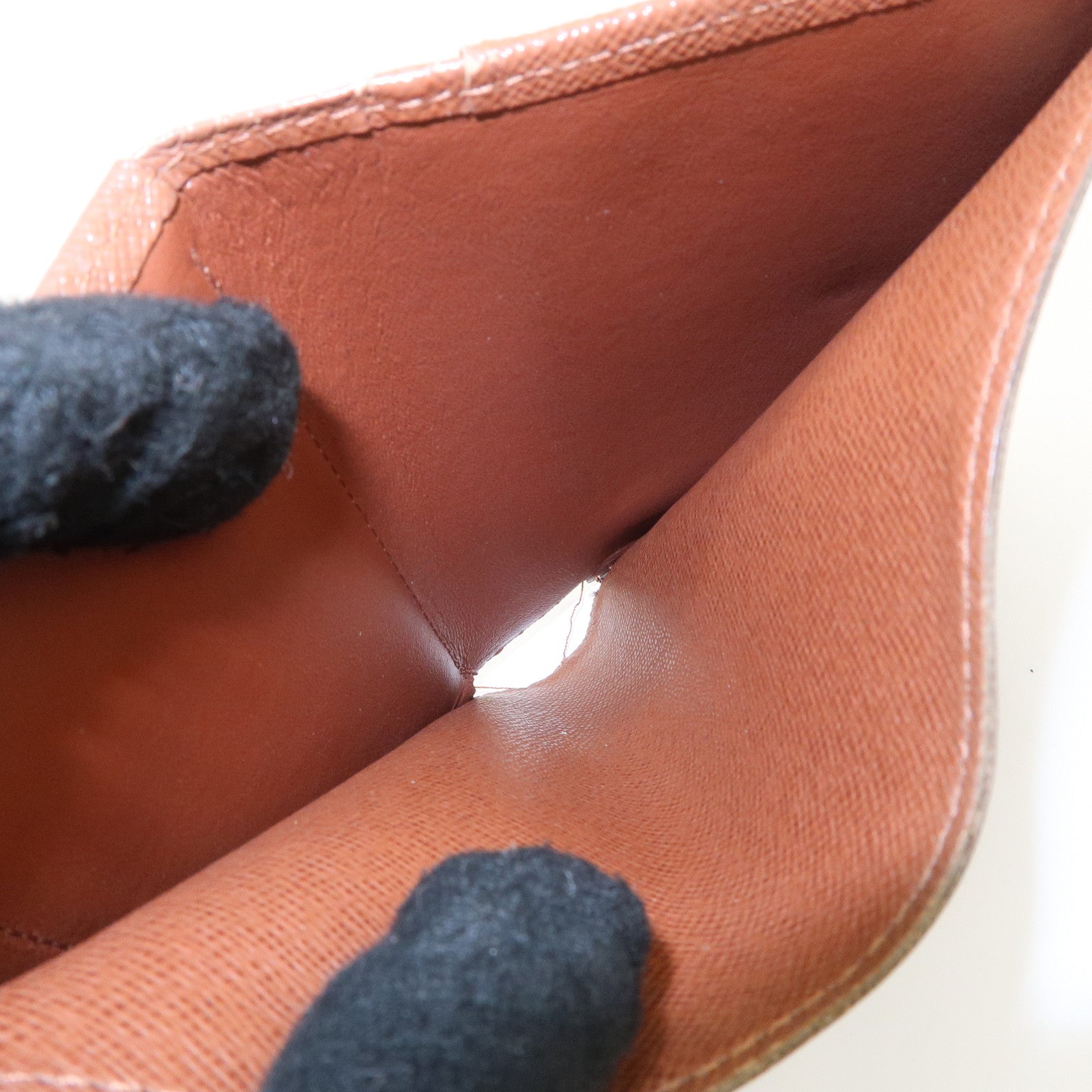 Louis Vuitton Set of 2 Monogram Damier Bi-fold Wallet M61207 N61664 Used