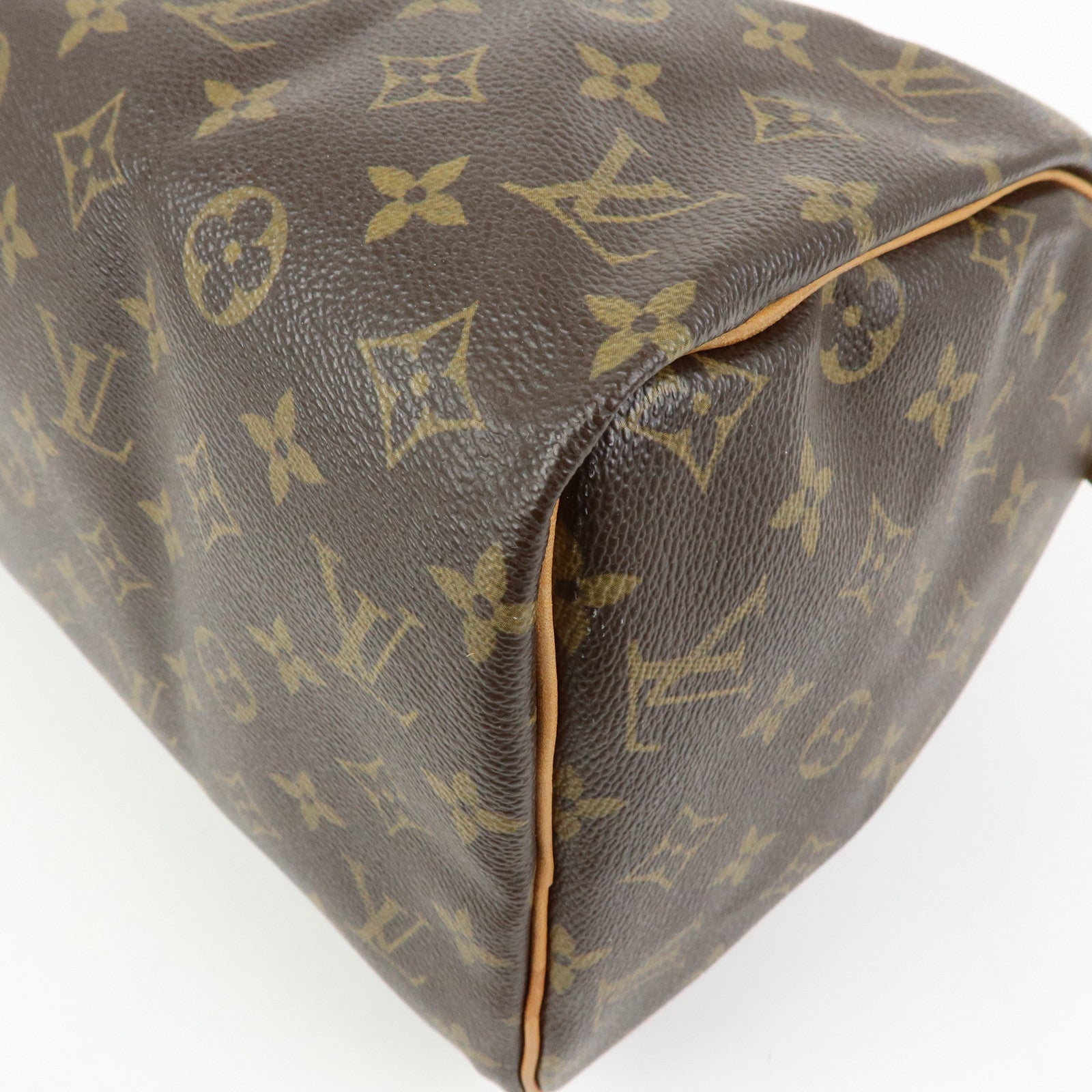 Louis Vuitton Monogram Speedy 30 Boston Bag Hand Bag Brown M41526