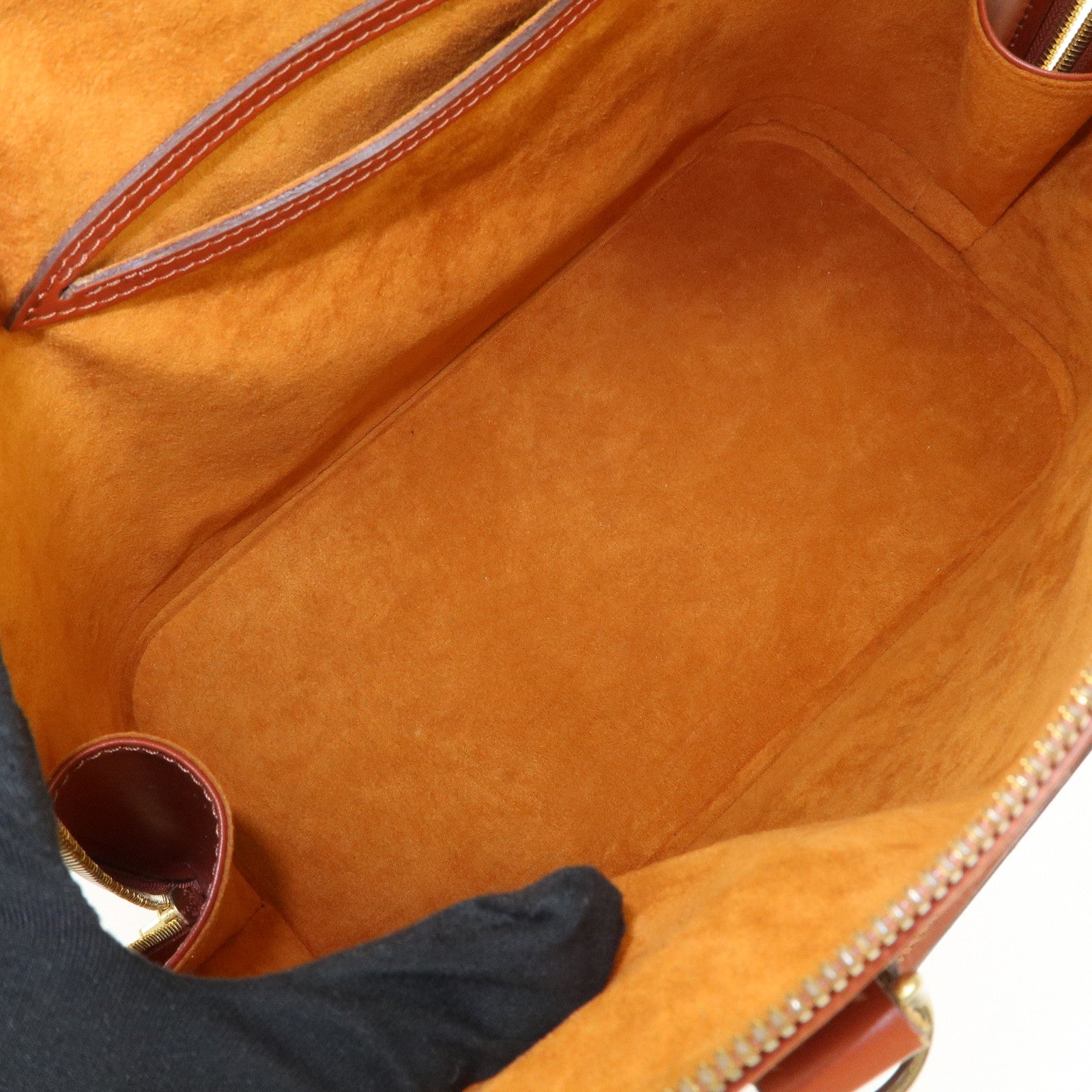 Louis Vuitton Epi Leather Alma PM Hand Bag Kenya Brown M52143