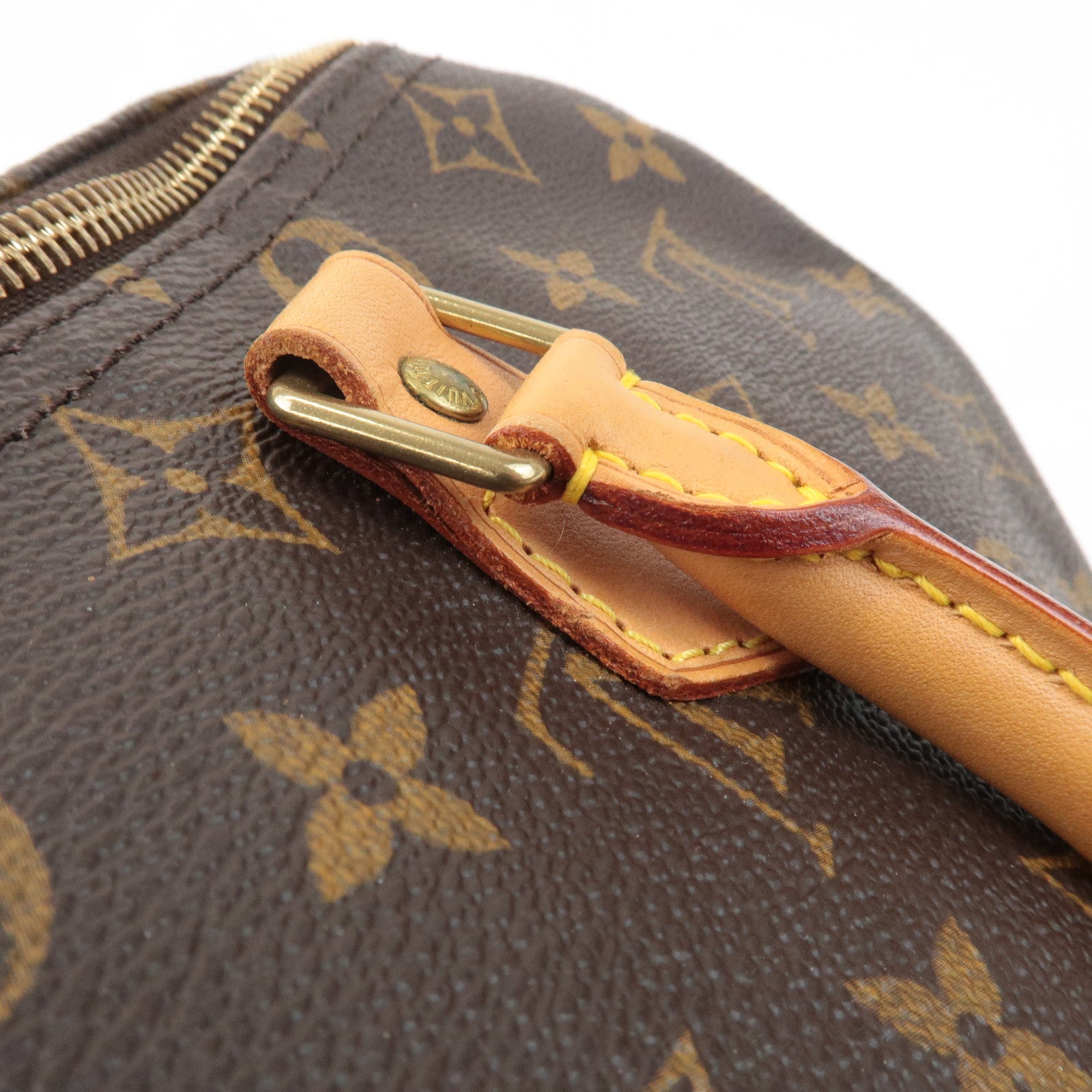 Louis Vuitton Monogram Speedy 30 Hand Bag Boston Bag M41526 Used