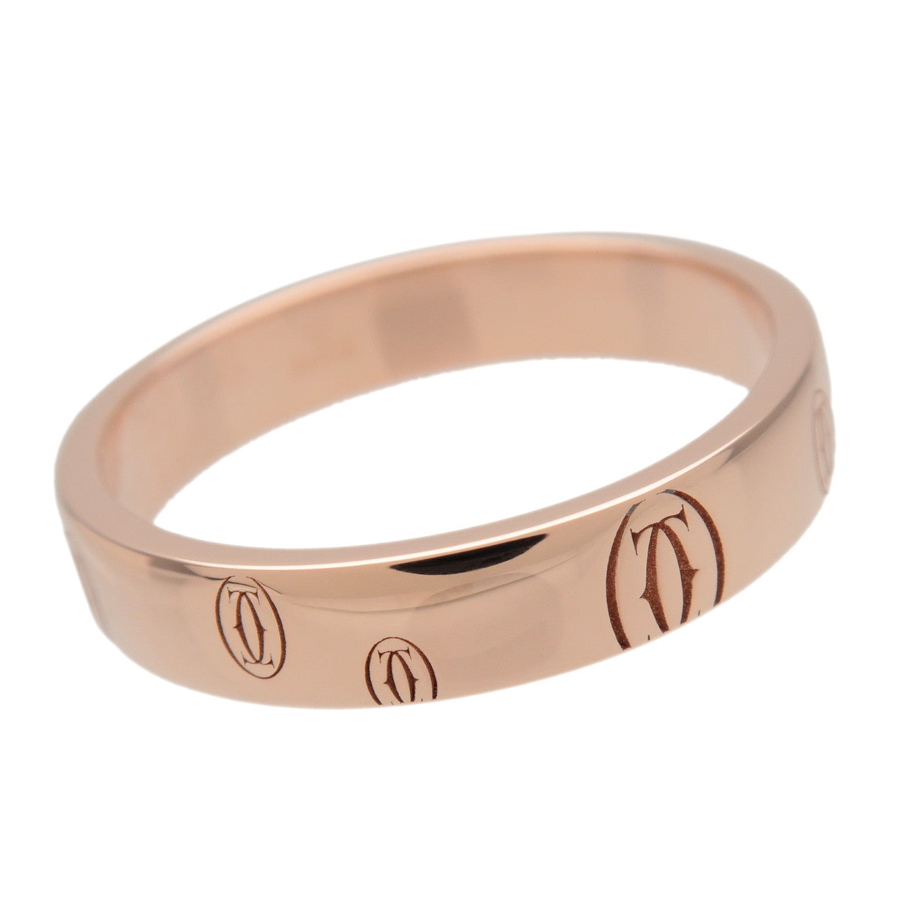 Cartier Happy Birthday Ring K18 750PG Rose Gold #56 US7.5-8 EU56