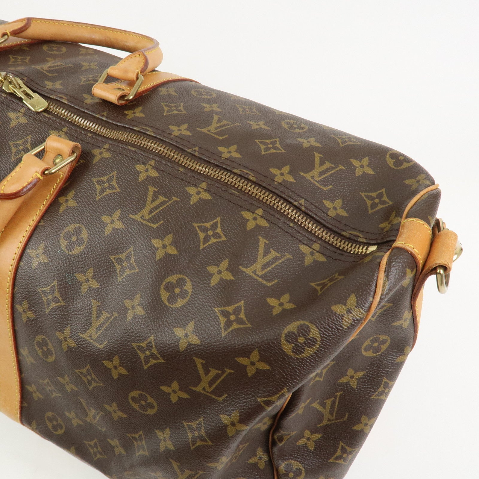 Louis Vuitton Monogram Keep All Bandouliere 60 Boston Bag M41412