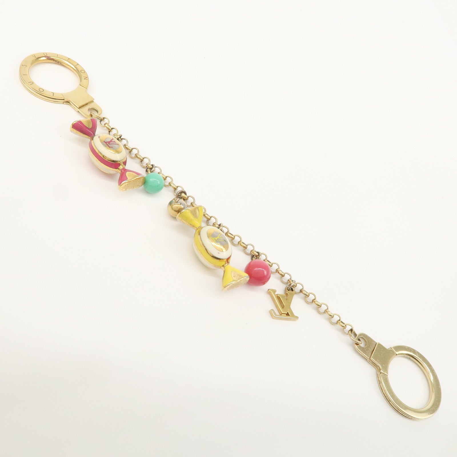Louis Vuitton Porte Cles Chaine Delice Key Charm Multicolor M66002