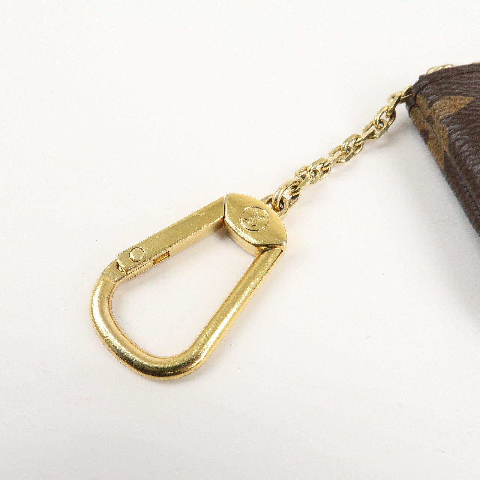 Louis Vuitton Monogram Pochette Cles Coin Case Key Case M62650 Used