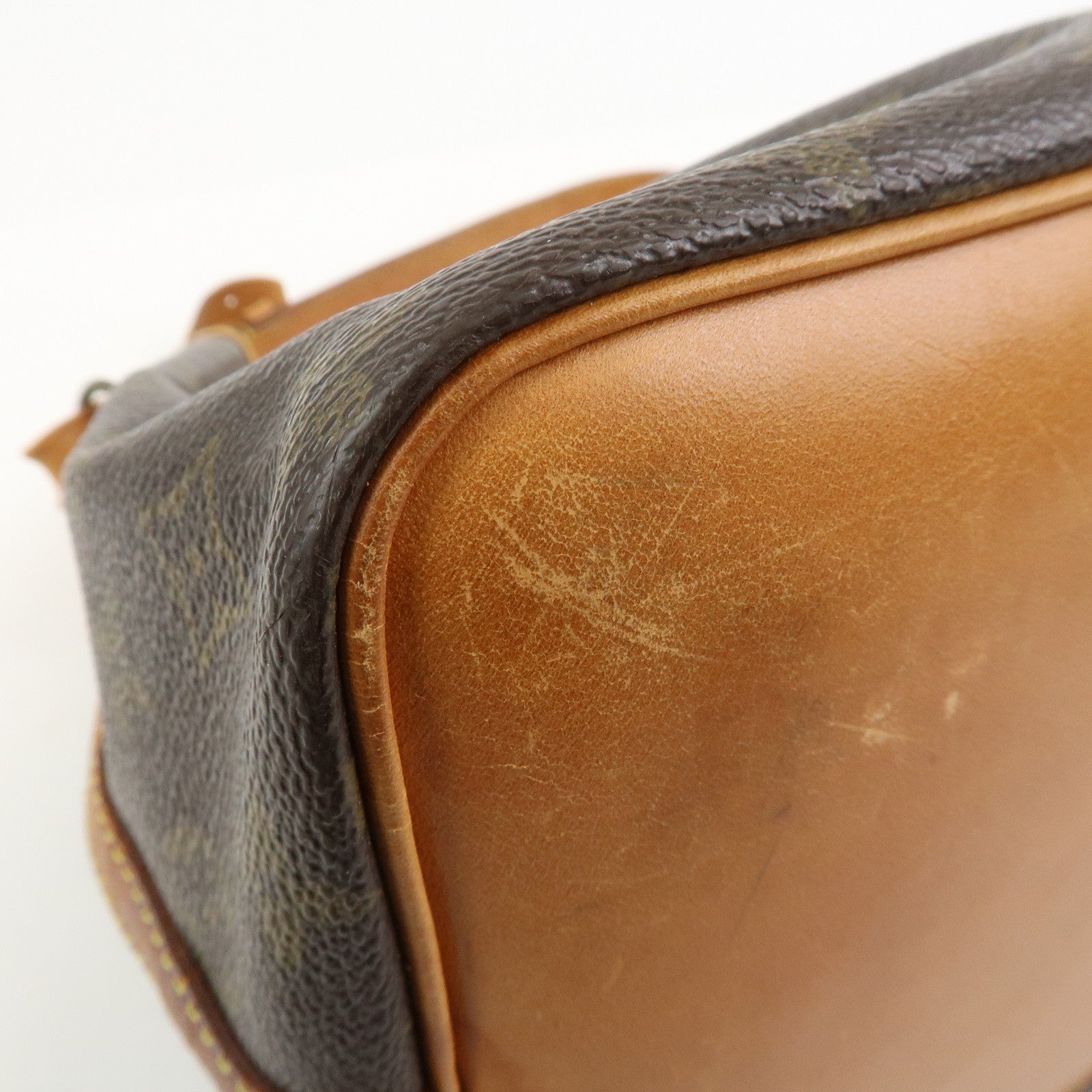 Louis Vuitton Monogram Petit Noe Shoulder Bag Brown M42226