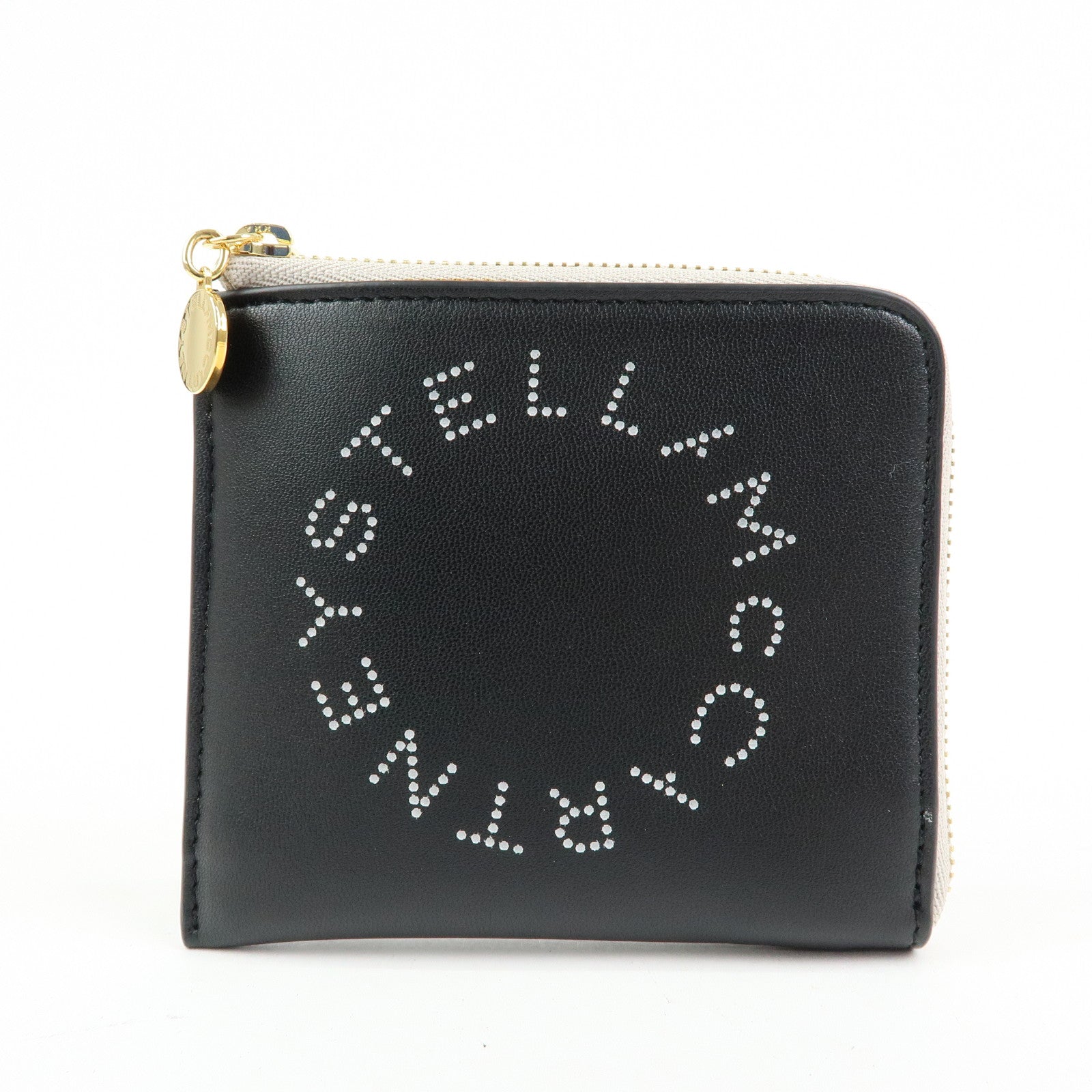 STELLA MCCARTNEY Faux Vegan Leather Compact Wallet Card Case