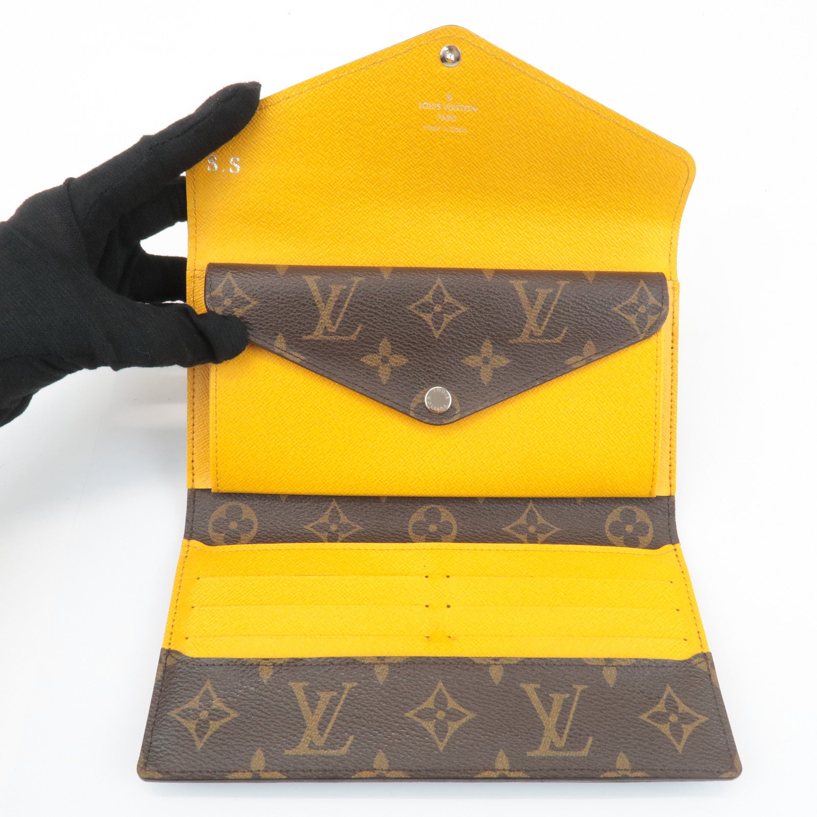 Louis Vuitton Monogram Epi Portefeuille Marie Louron Yellow M60506 Used
