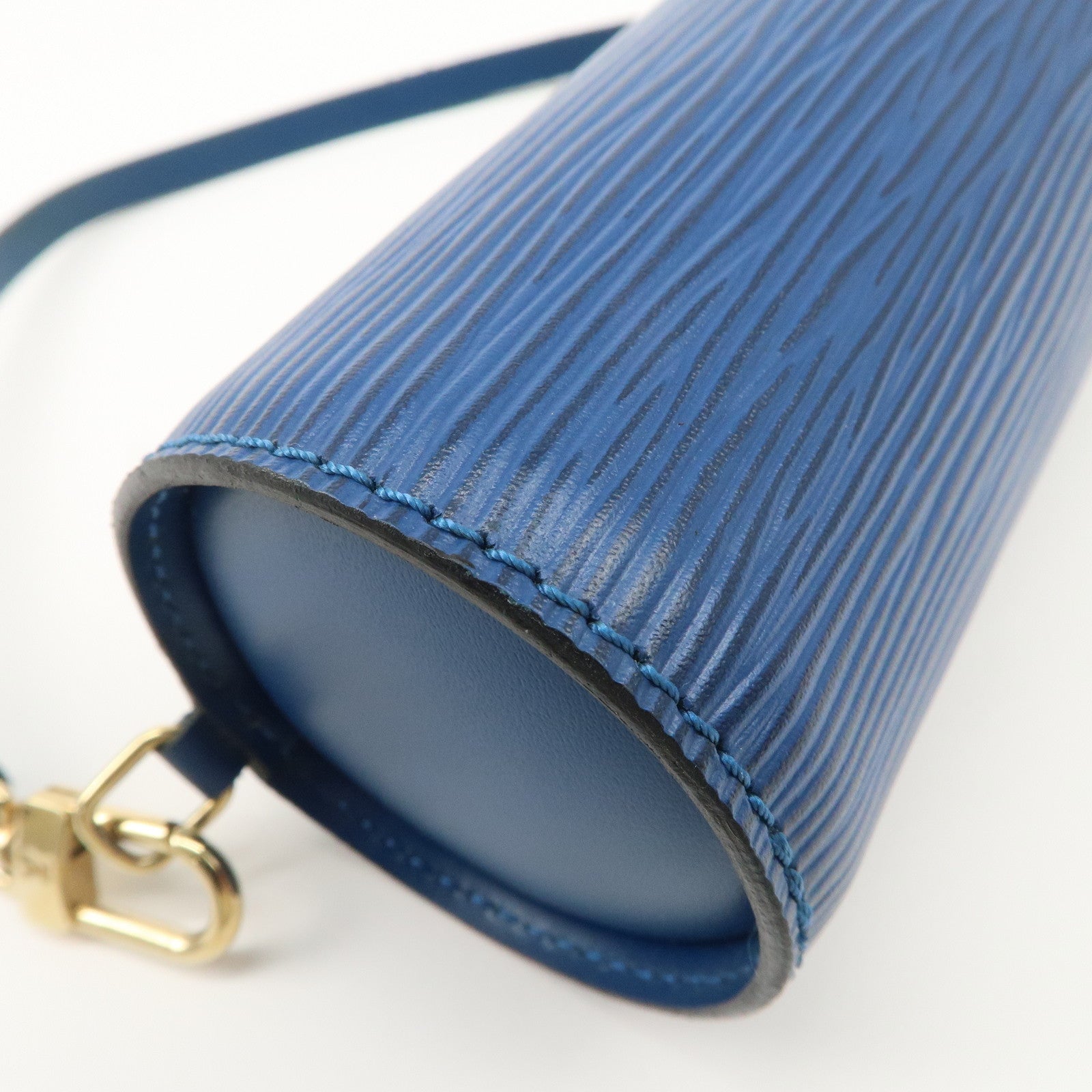 Louis Vuitton Epi Set of 2 Mini Pouch For Soufflo Bag Ivory Blue Used