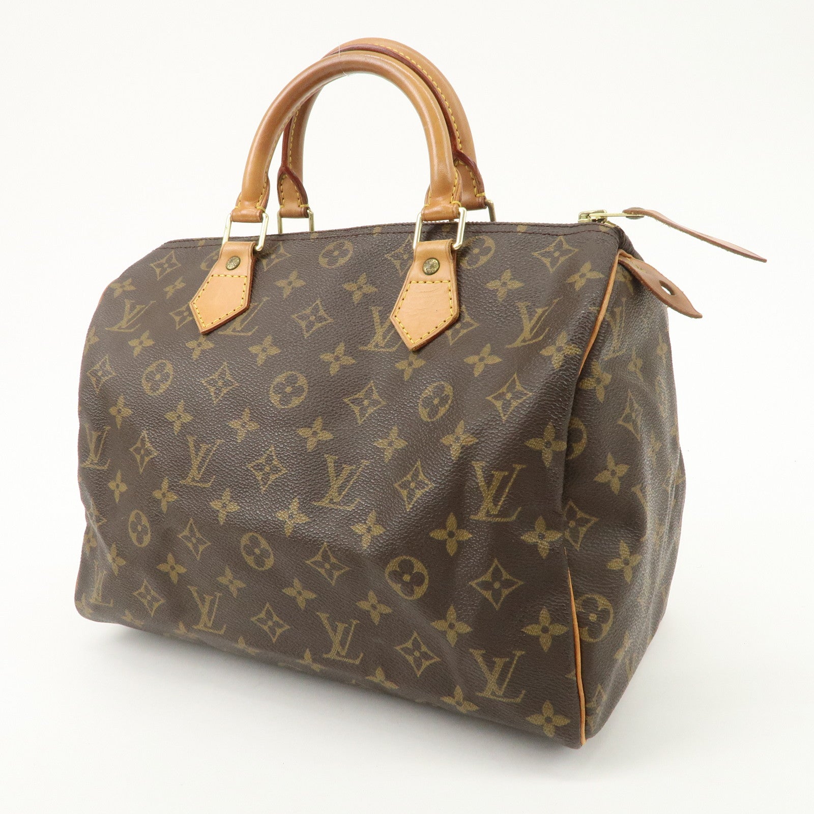 Louis Vuitton Monogram Speedy 30 Boston Bag Hand Bag M41526 Used