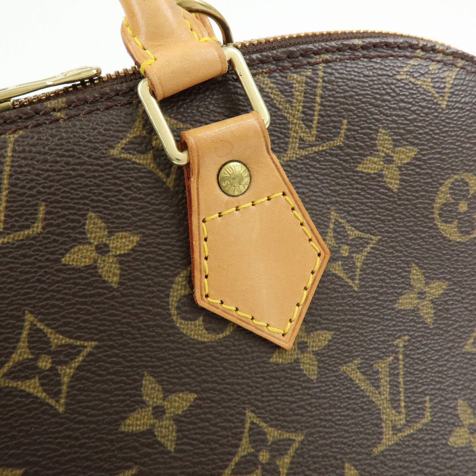 Louis Vuitton Monogram Alma Hand Bag Brown M51130