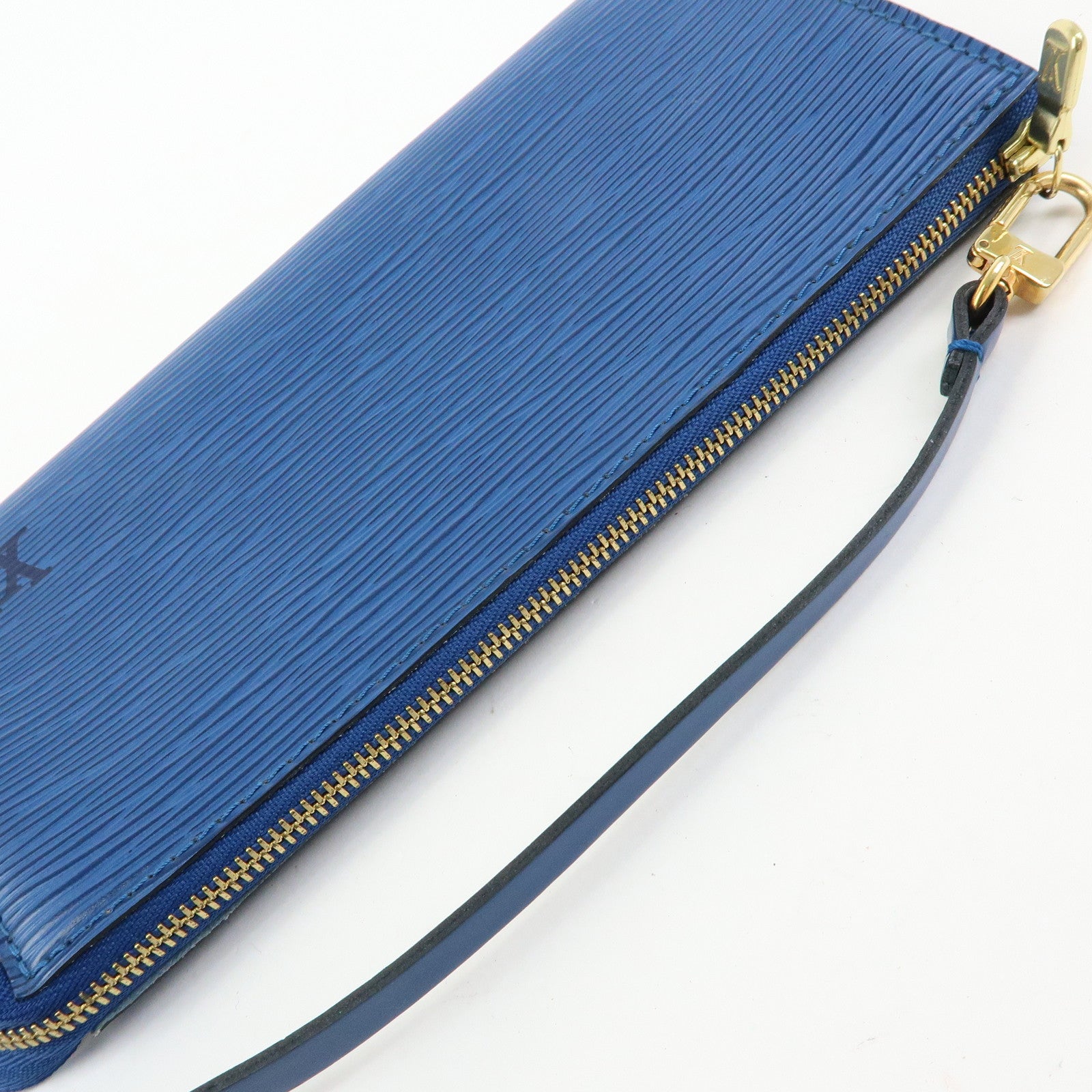 Louis Vuitton Epi Pochette Accessoires Pouch Toledo Blue M52945