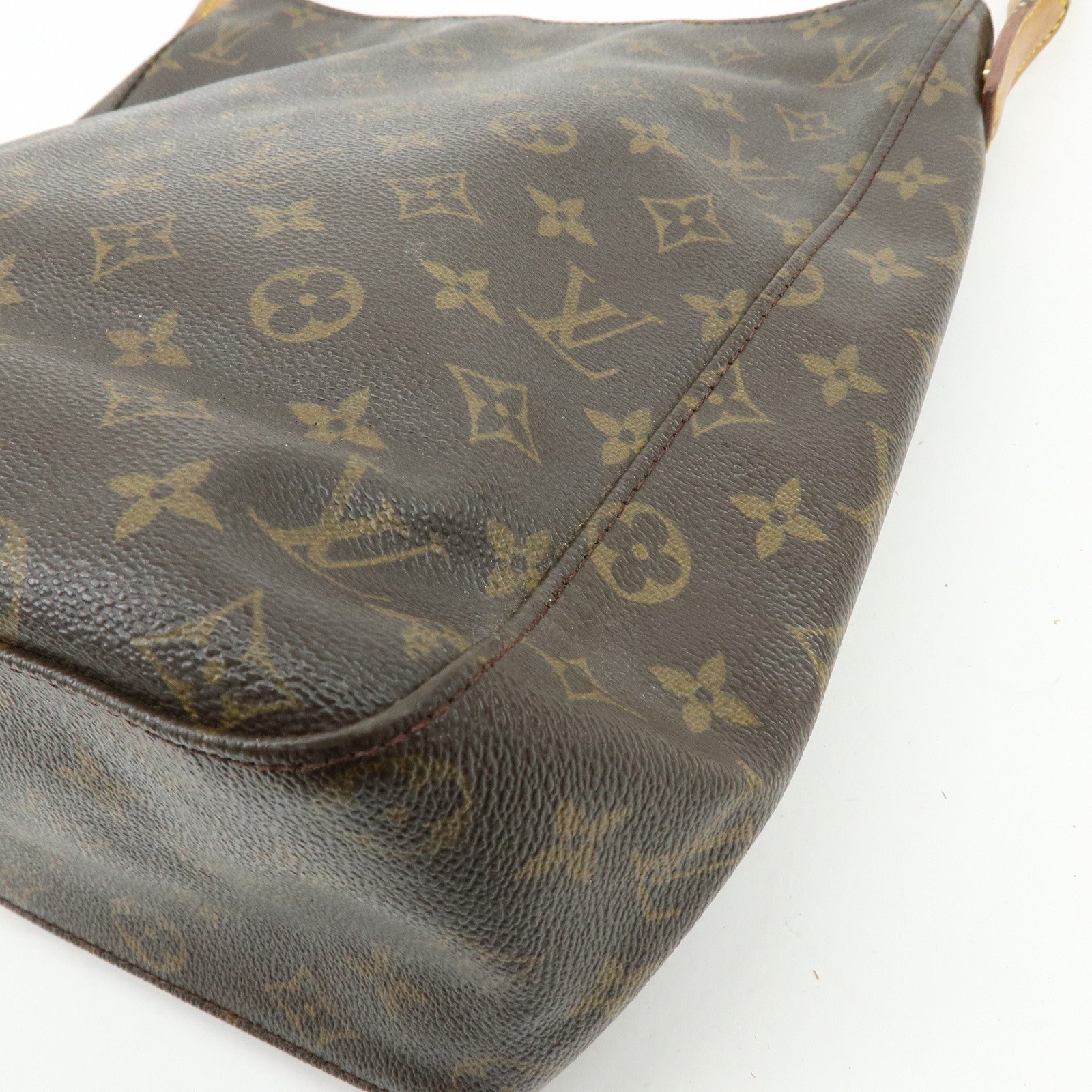 Louis Vuitton Monogram Looping GM Shoulder Bag Brown M51145