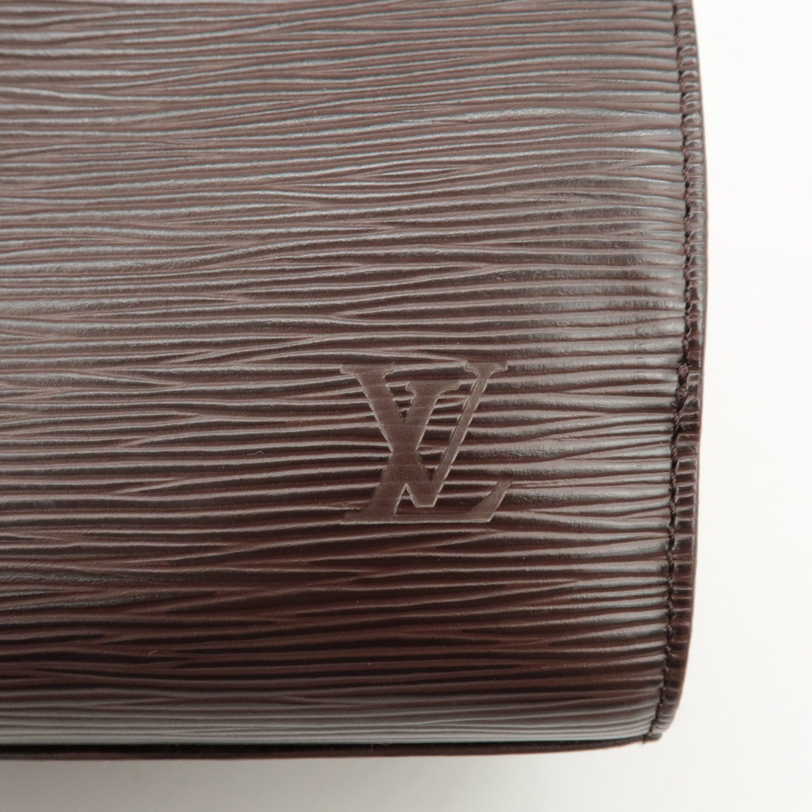 Louis Vuitton Epi Leather Pont Neuf Hand Bag Mocha Brown M5205D Used