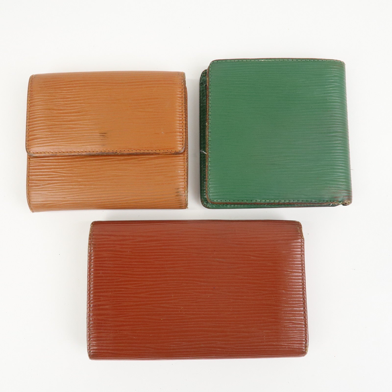 Louis Vuitton Epi Set of 3 Compact Wallet M63503/M63483/M63544