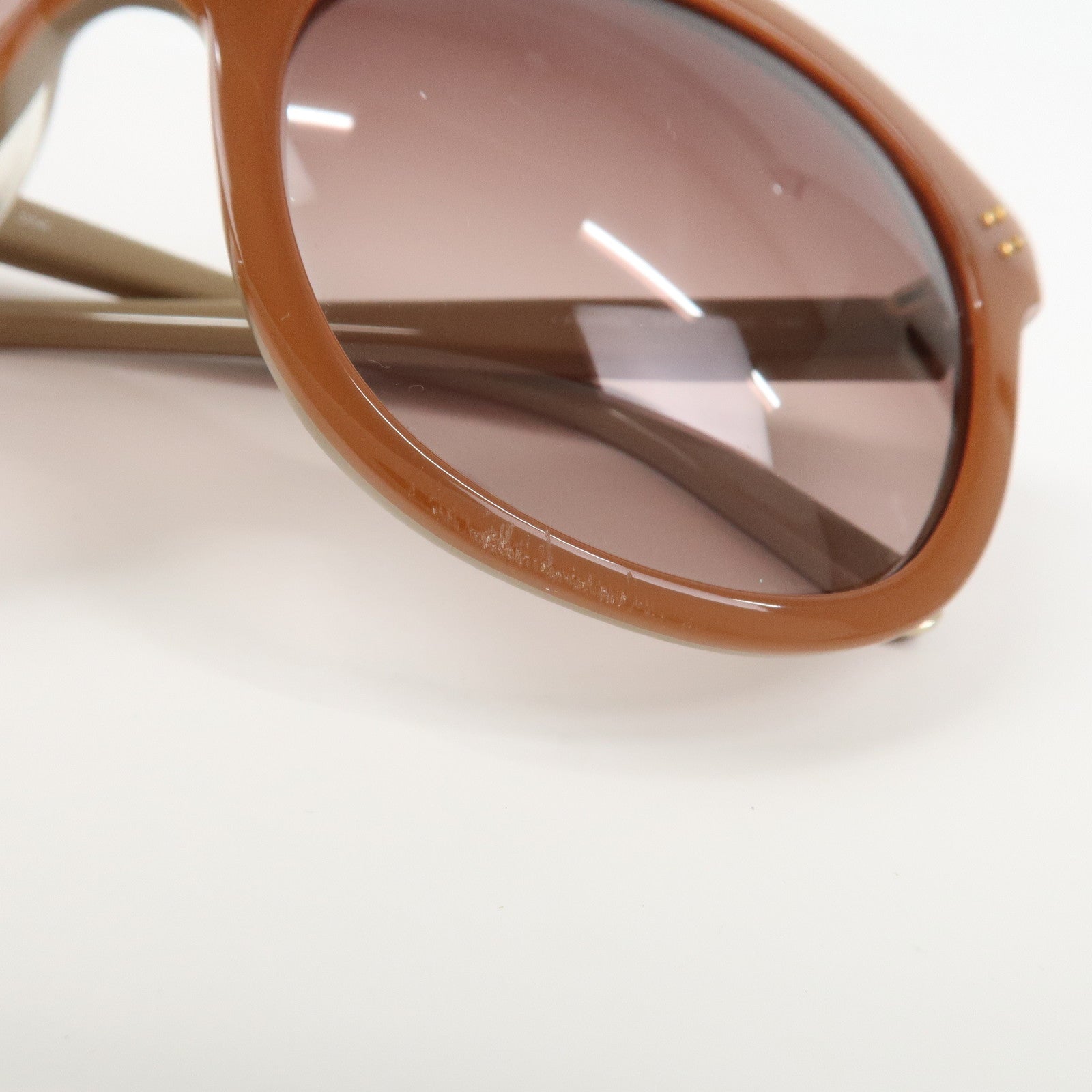 Chloe Plastic Sunglasses Brown CE669SA 749 56□20