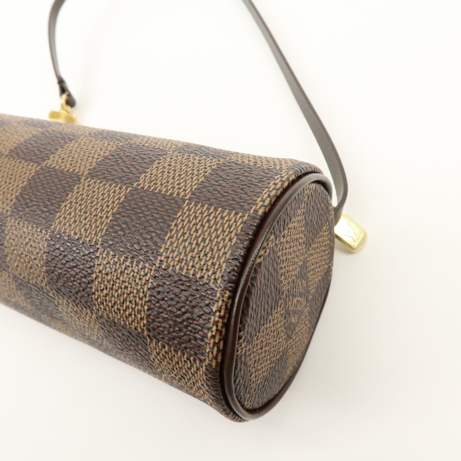 Louis Vuitton Damier Ebene Mini Pouch for Papillon Bag Brown