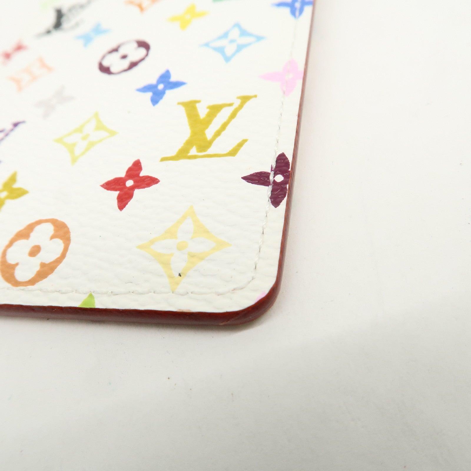 Louis Vuitton Monogram Etui Miroir Multicolor Blanc M92651