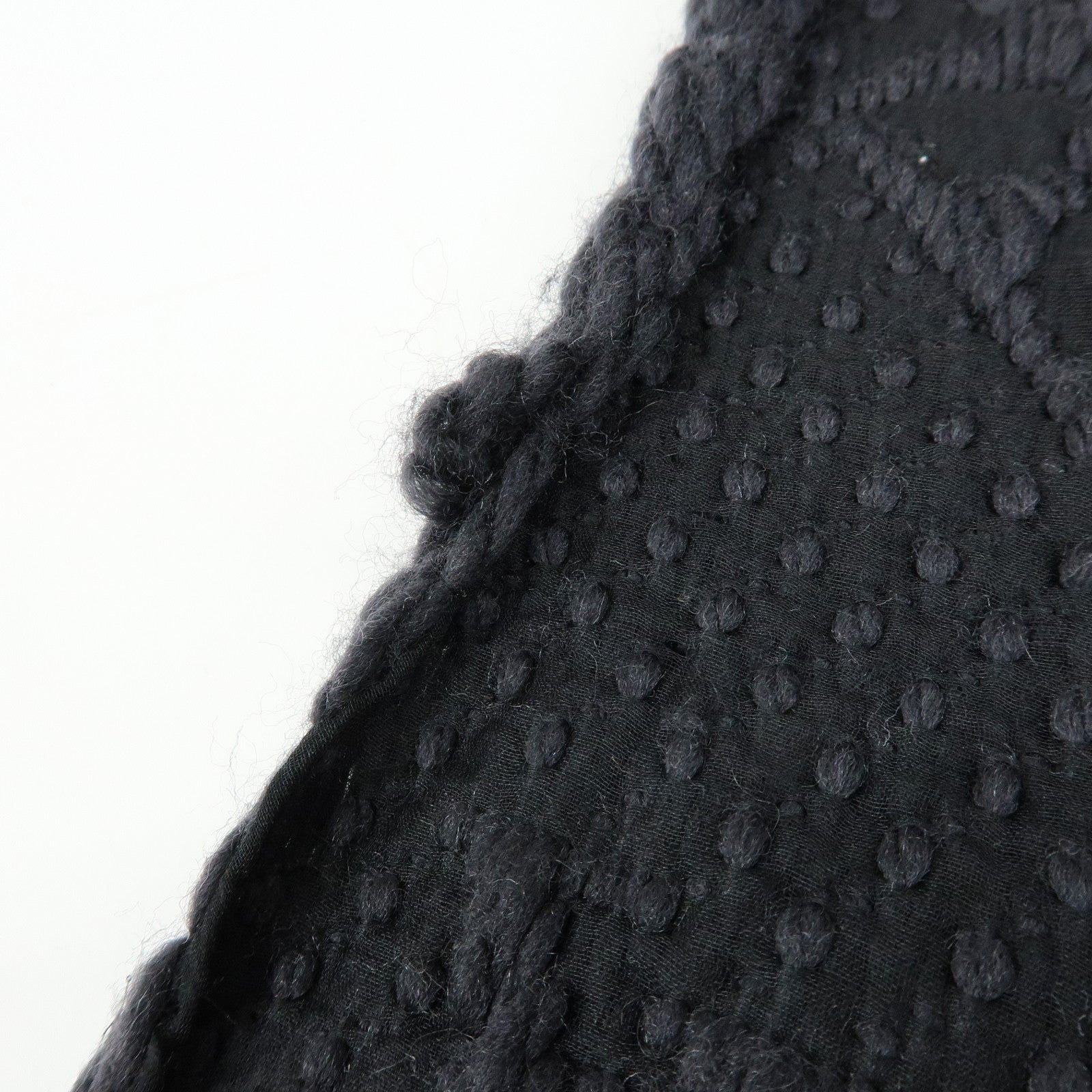 Louis Vuitton Echarpe Logomania Wool Silk Scarf Black M72431