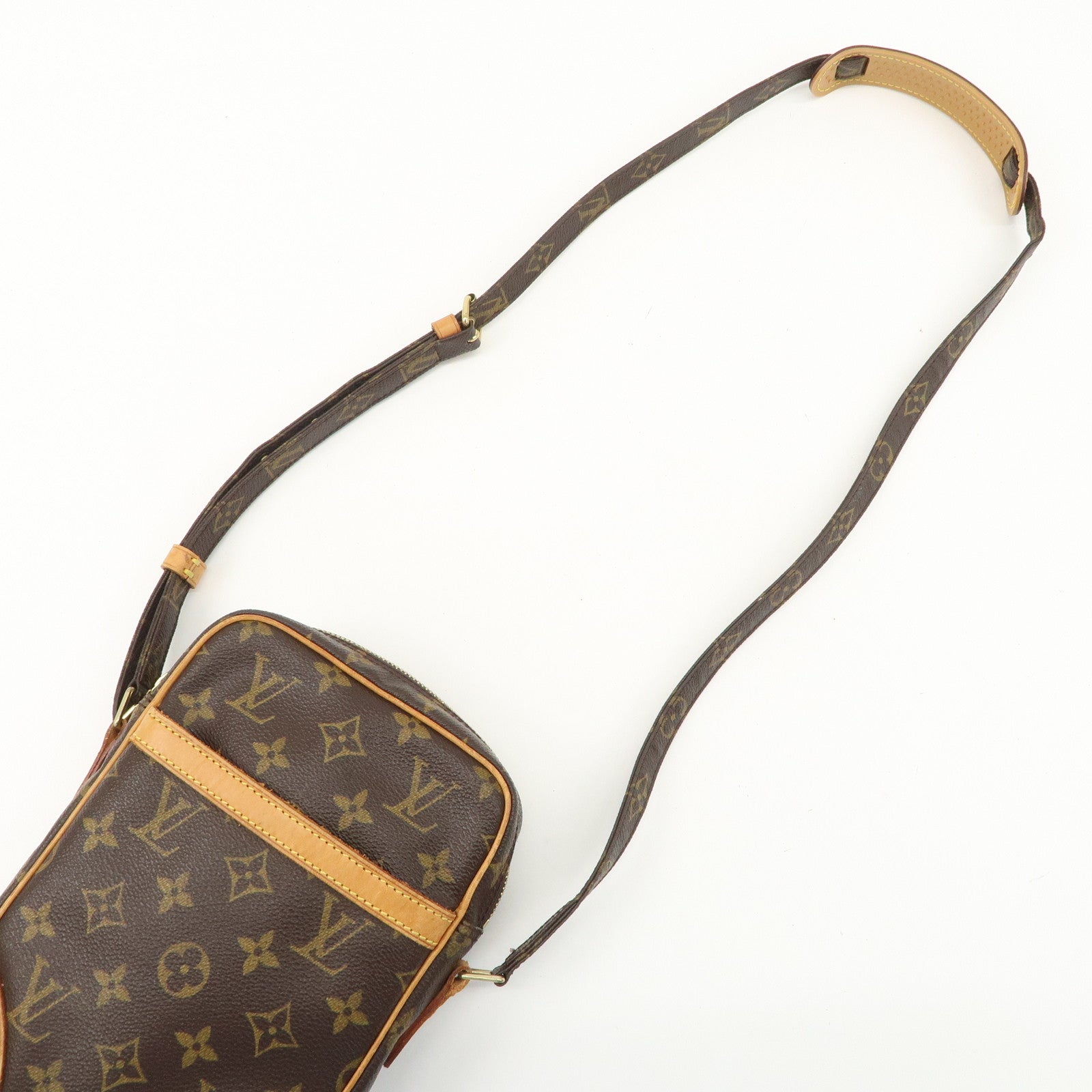 Louis Vuitton Monogram Danube Shoulder Bag Brown M45266 Used