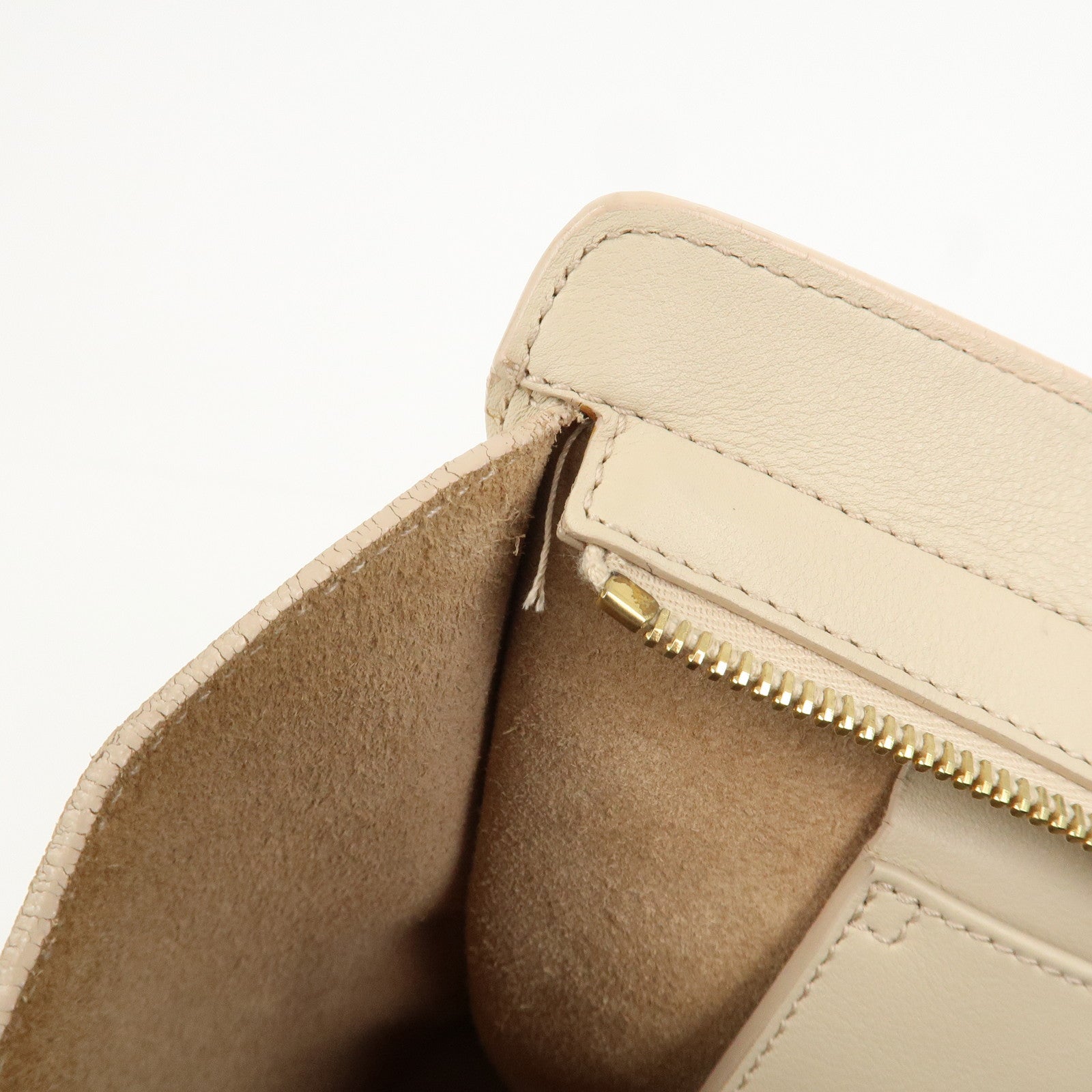 SAINT LAURENT PARIS Leather Petit Cabas Y 2WAY Bag Beige 311210