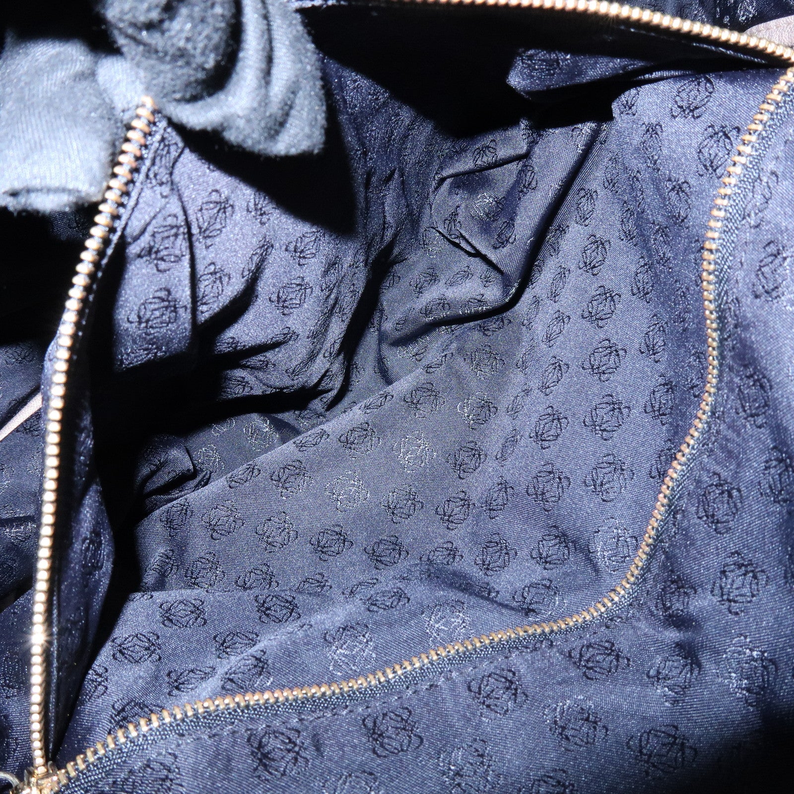 LOEWE Anagram Viento Nappa Leather Tote Bag Shoulder Bag Gold