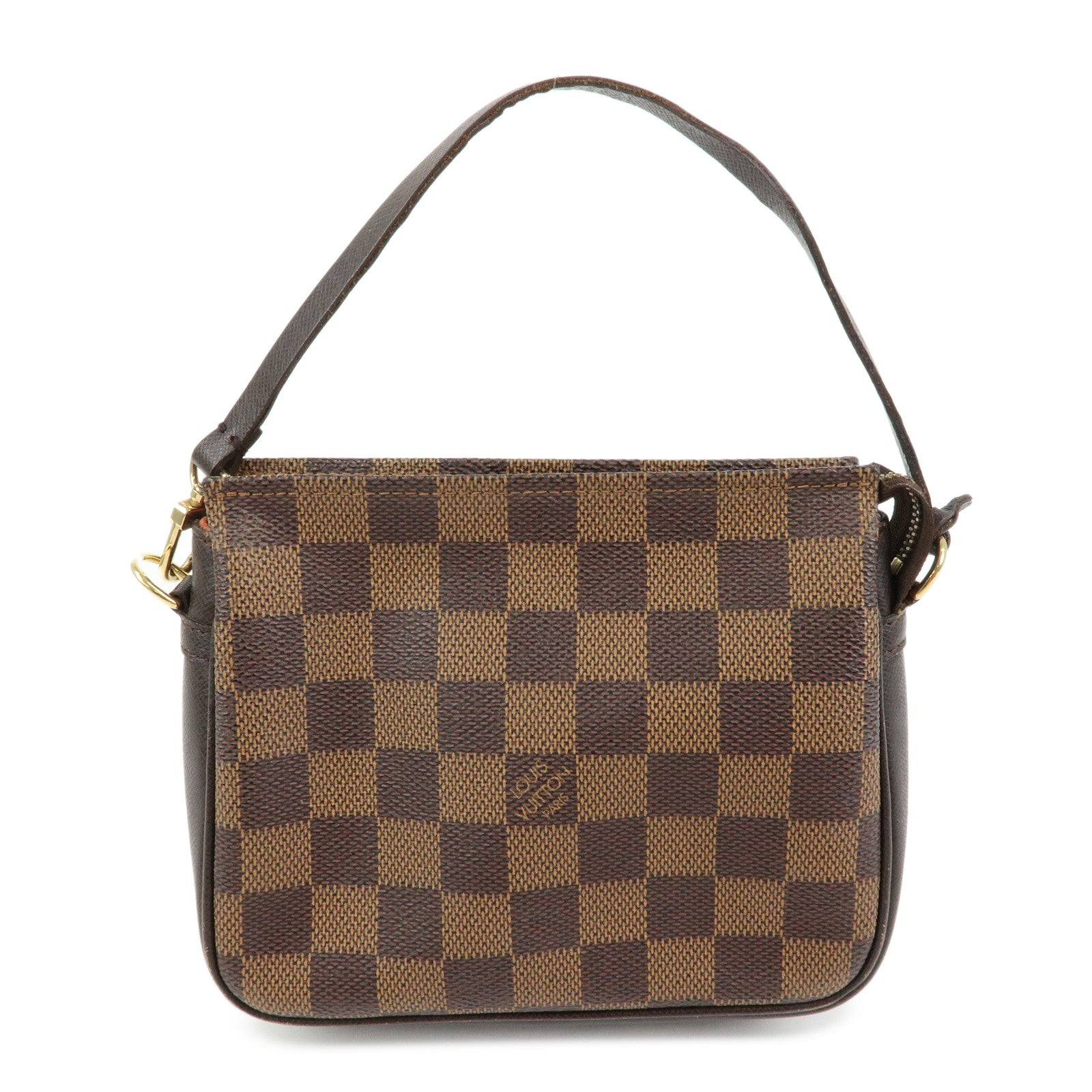 Louis Vuitton Damier Trousse Makeup Accessory Pouch Brown N51982