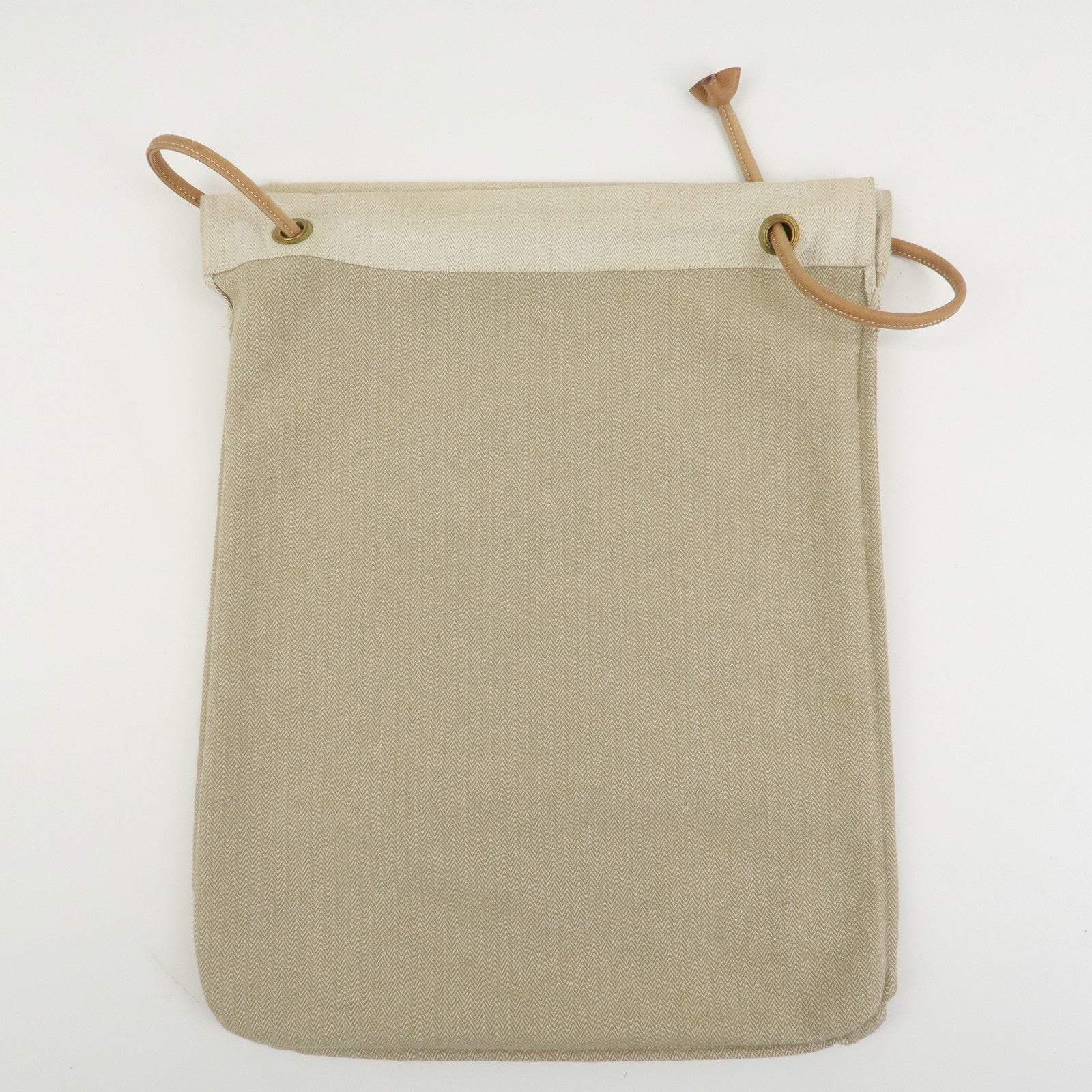 HERMES Aline GM Canvas Shoulder Bag Hand bag Natural