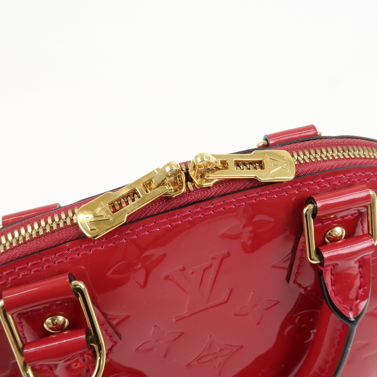 Louis Vuitton Monogram Vernis Alma BB 2Way Bag Hand Bag M91771