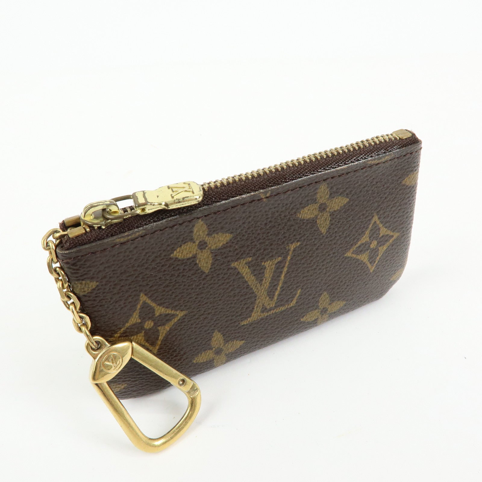 Louis Vuitton Monogram Pochette Cles Coin Case Key Case M62650