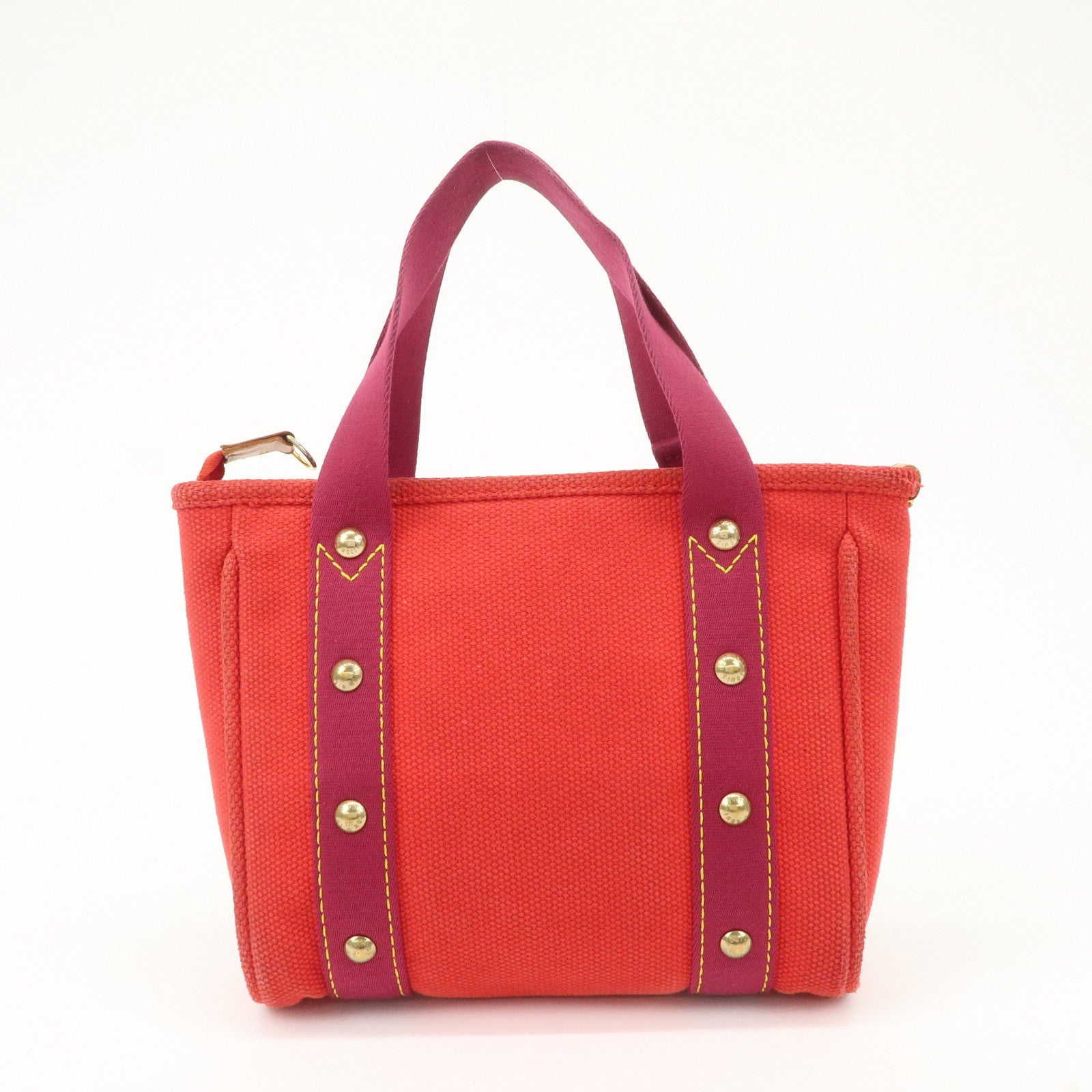 Louis Vuitton Antigua Cabas PM Hand Bag Rouge M40037
