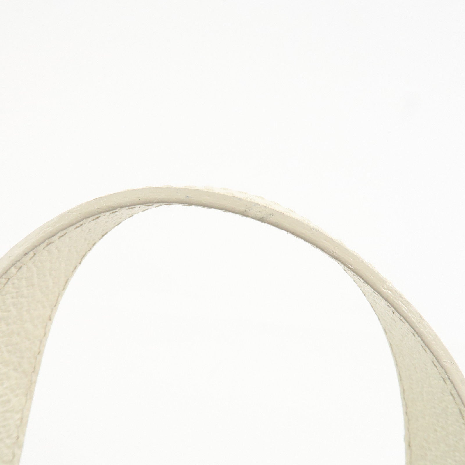 BVLGARI Logo Mania Canvas Leather Tote Bag Hand Bag Light Blue