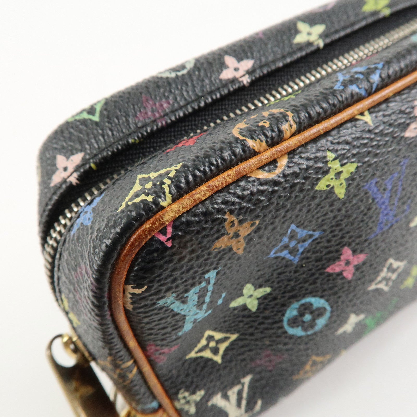 Louis Vuitton Monogram Multicolor Trousse Wapity Camera Pouch M58034 Used