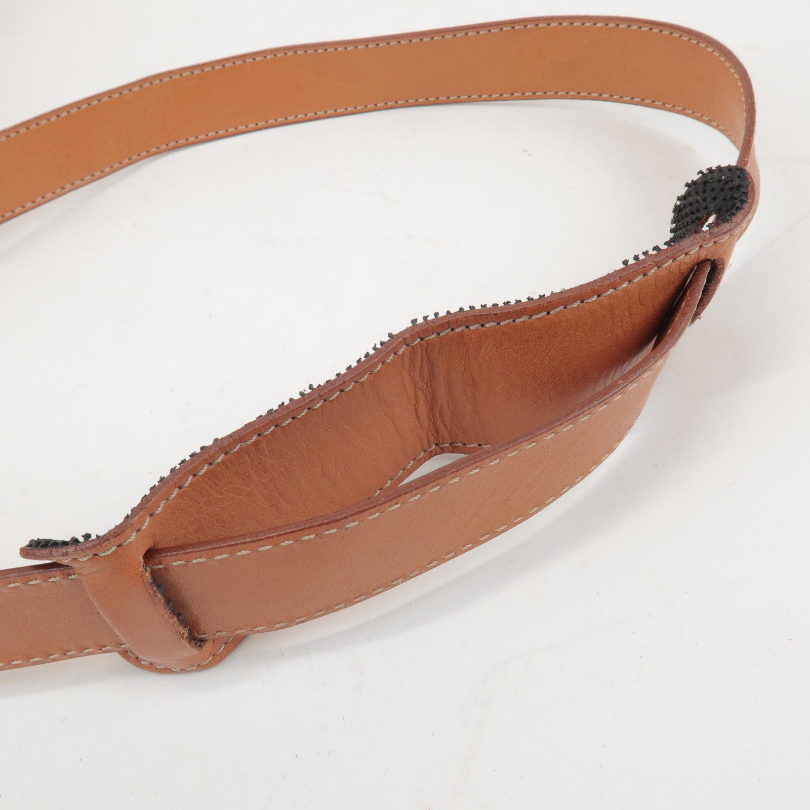 CELINE Macadam PVC Leather 2Way Boston Bag Hand Shoulder Bag Brown