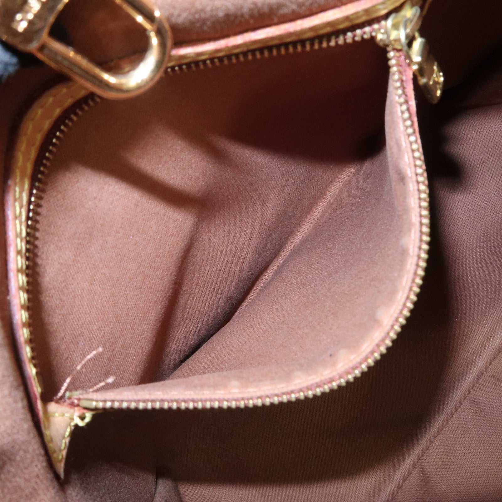 Louis Vuitton Monogram Batignolles Vertical Tote Bag Brown M51153 Used